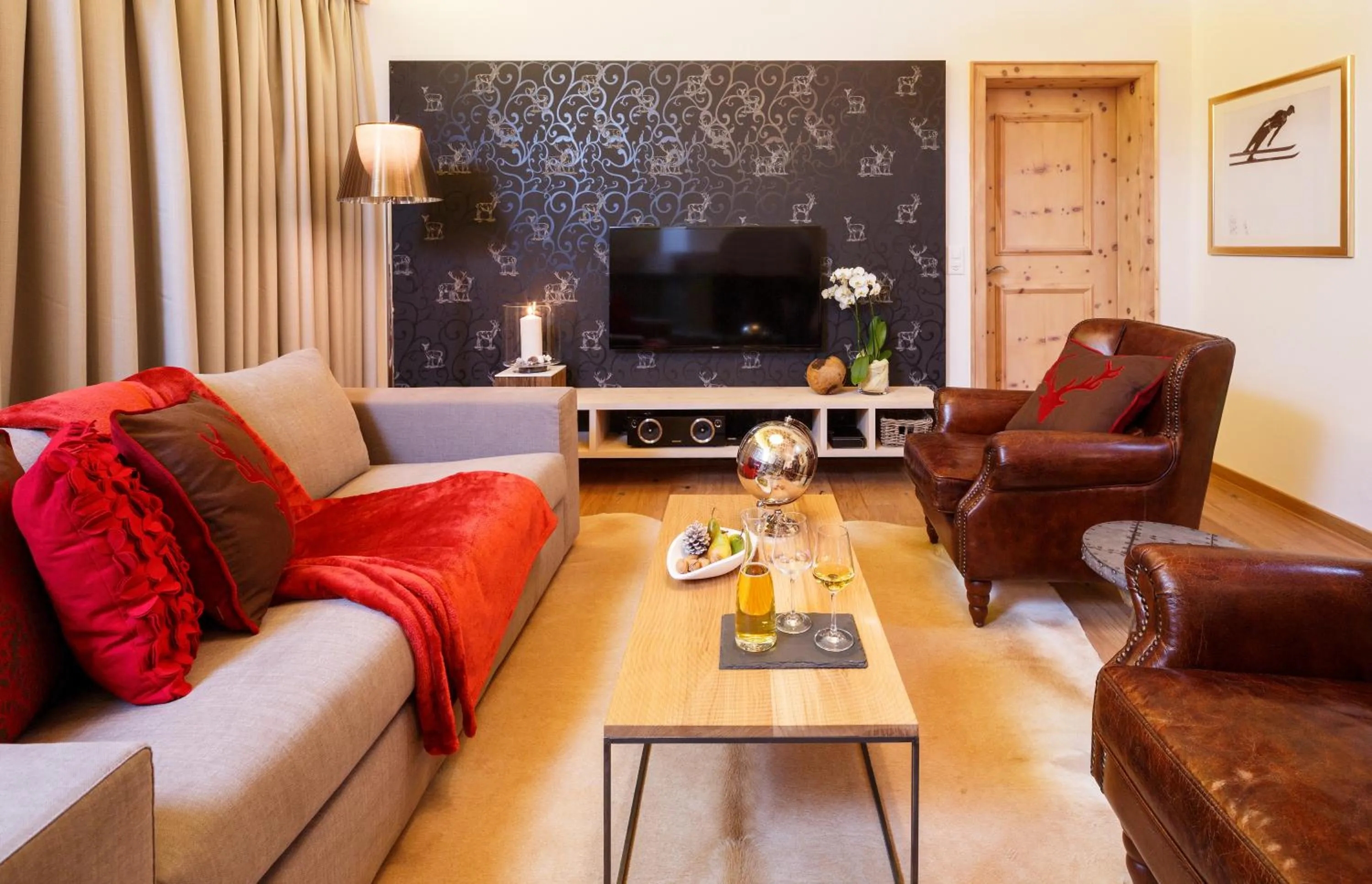 Living room in Hotel Piz Buin Klosters