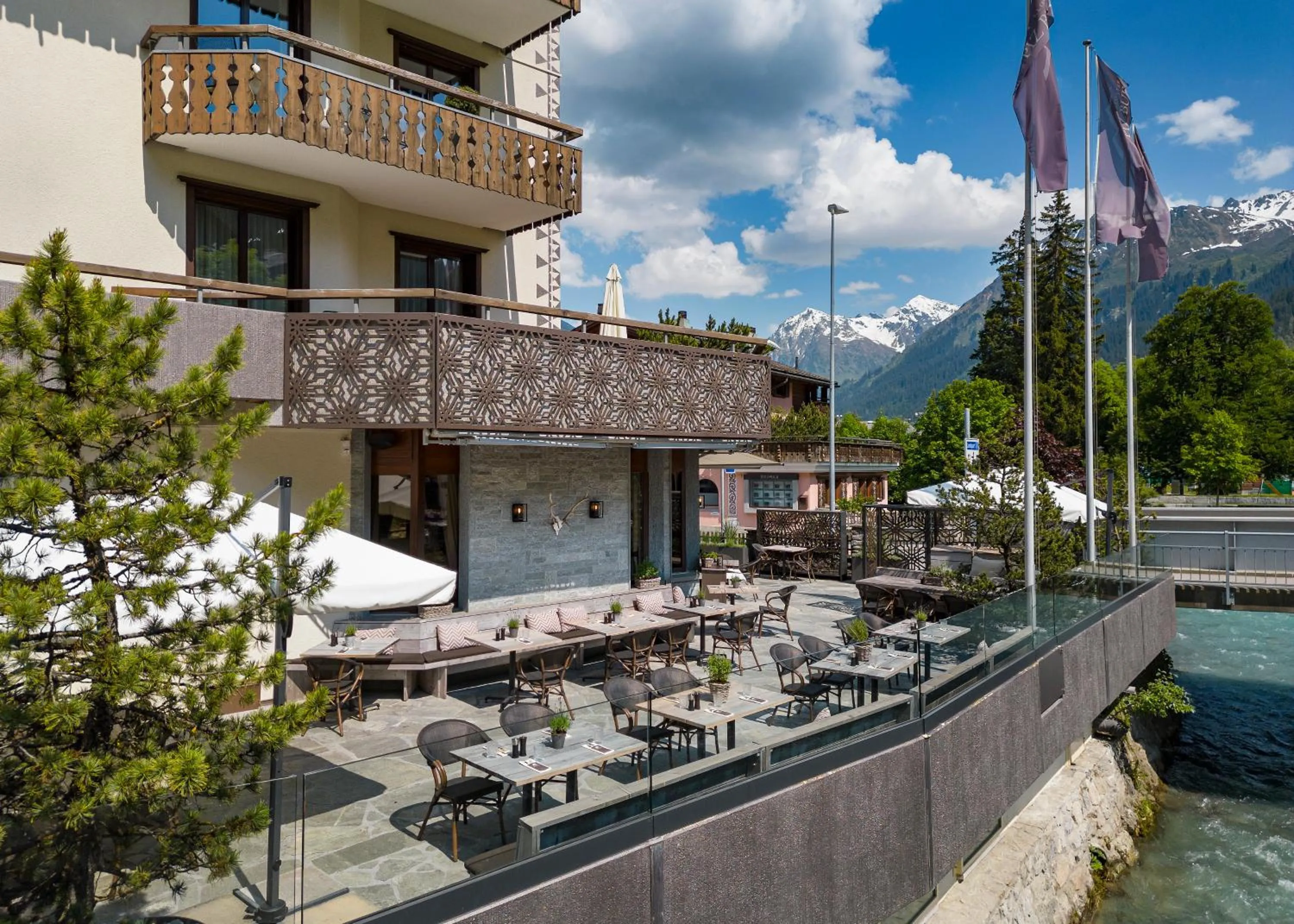 Restaurant/places to eat in Hotel Piz Buin Klosters