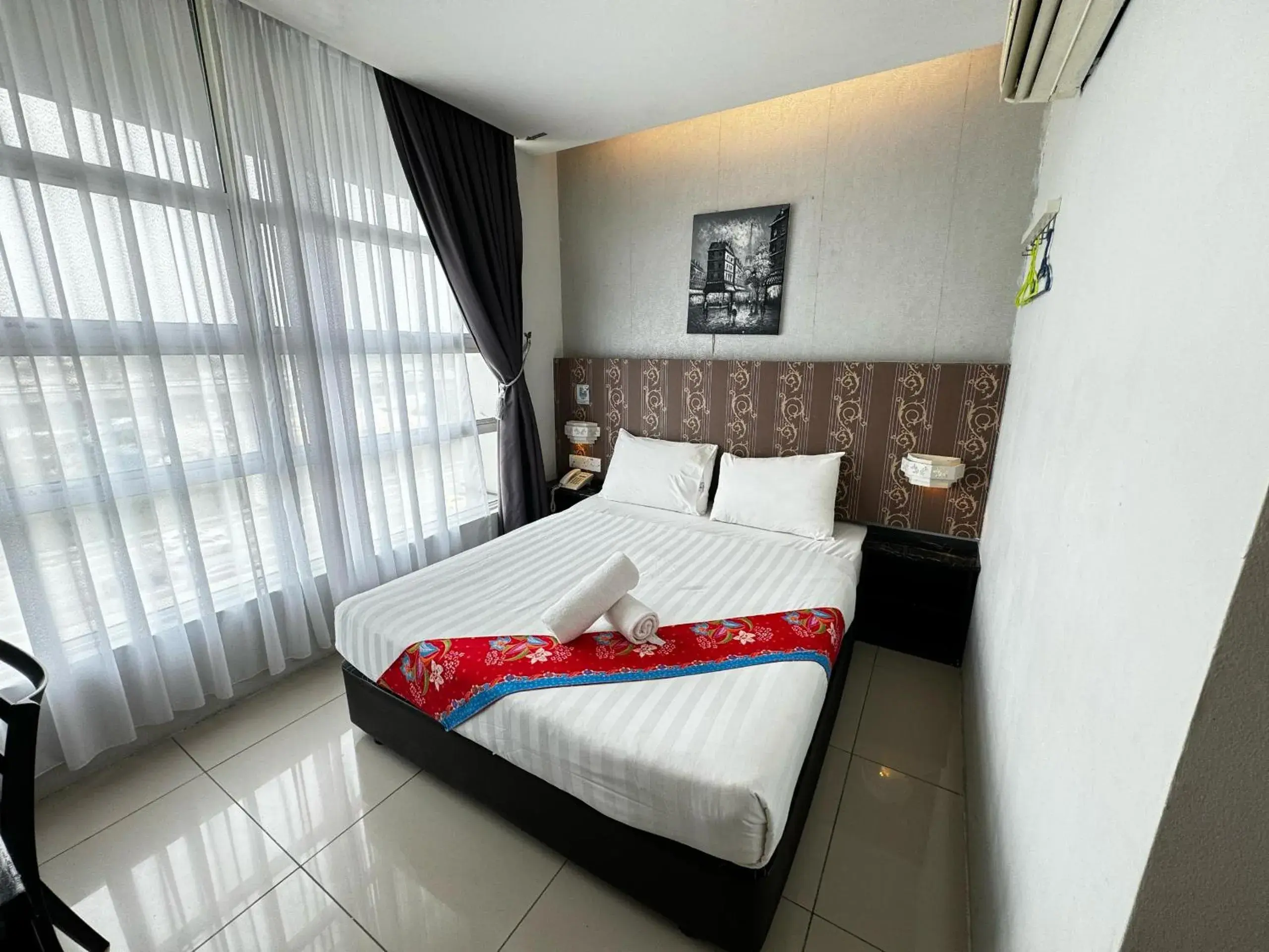 Deluxe Queen Room Window in Best View Hotel Puchong Deluxe Queen Room Window in Best View Hotel Puchong