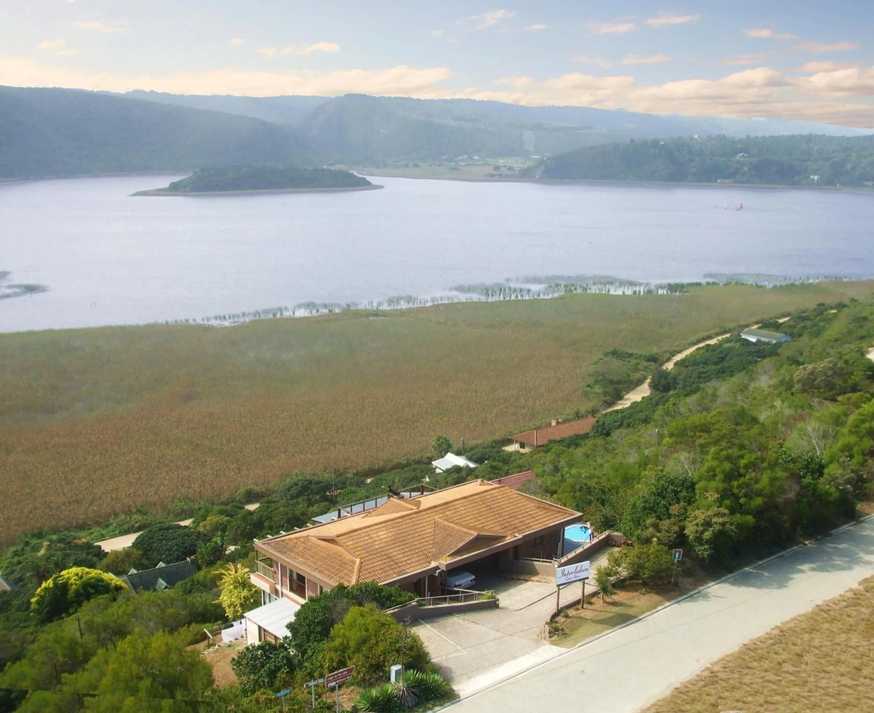 Bird's eye view in Interlaken Guest House