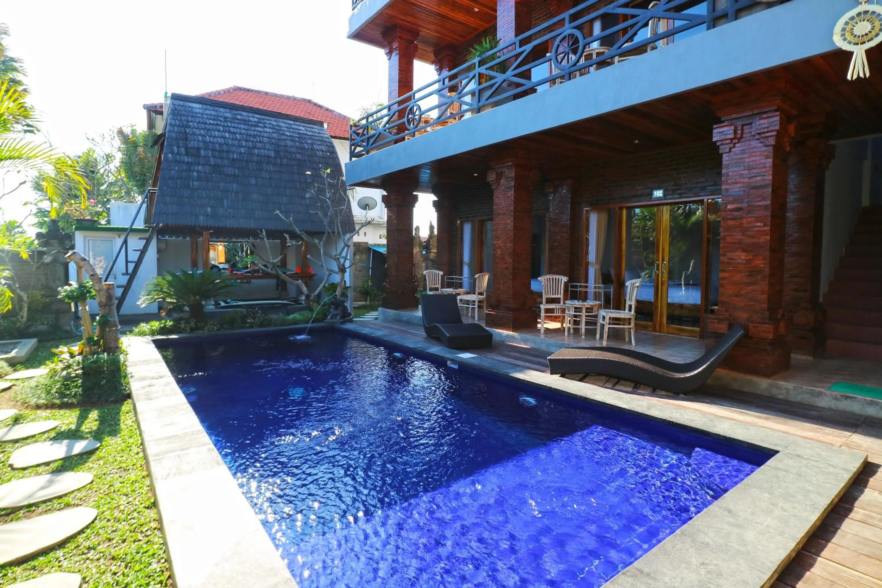 Pool view in Pondok DD Canggu