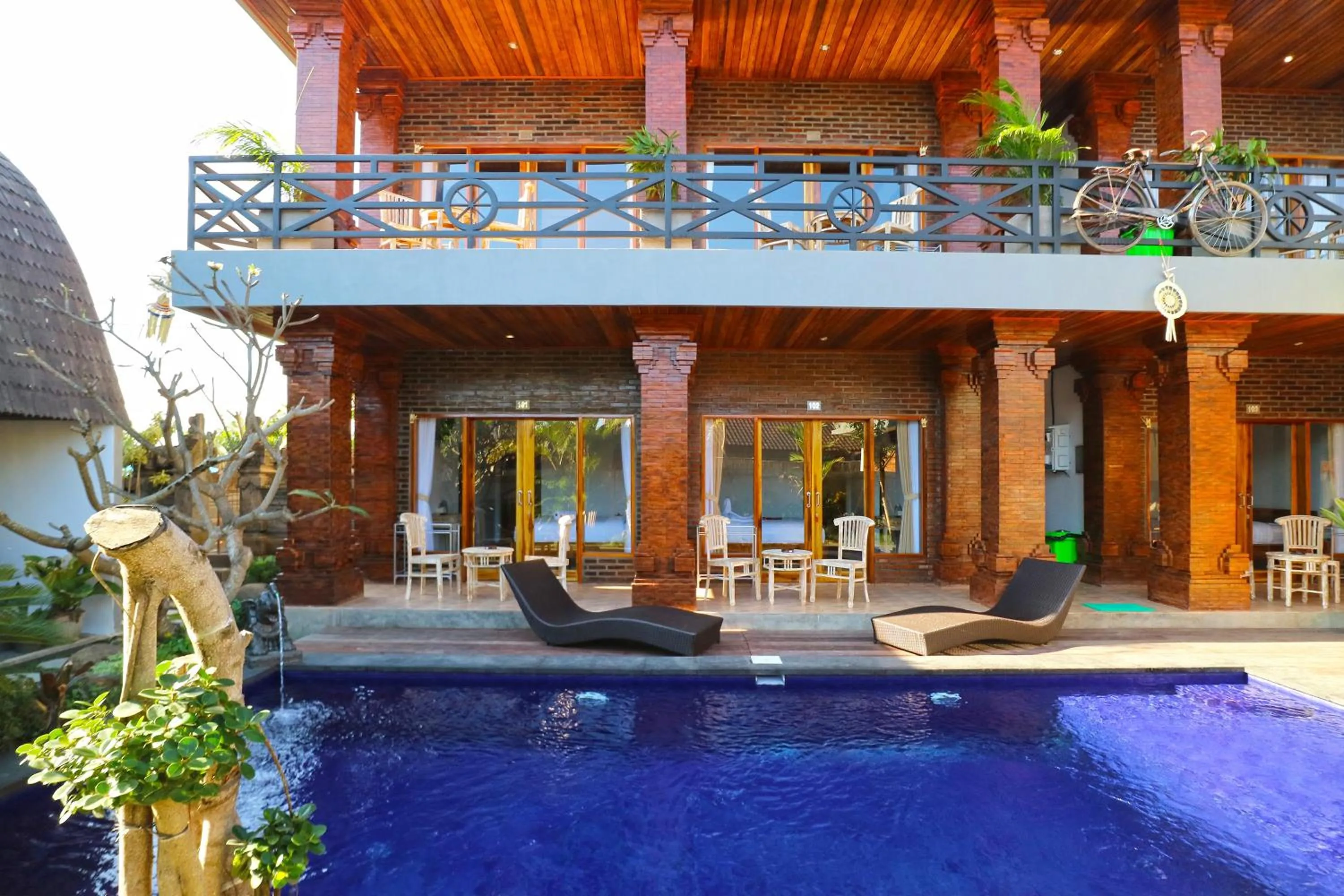 Pool view in Pondok DD Canggu