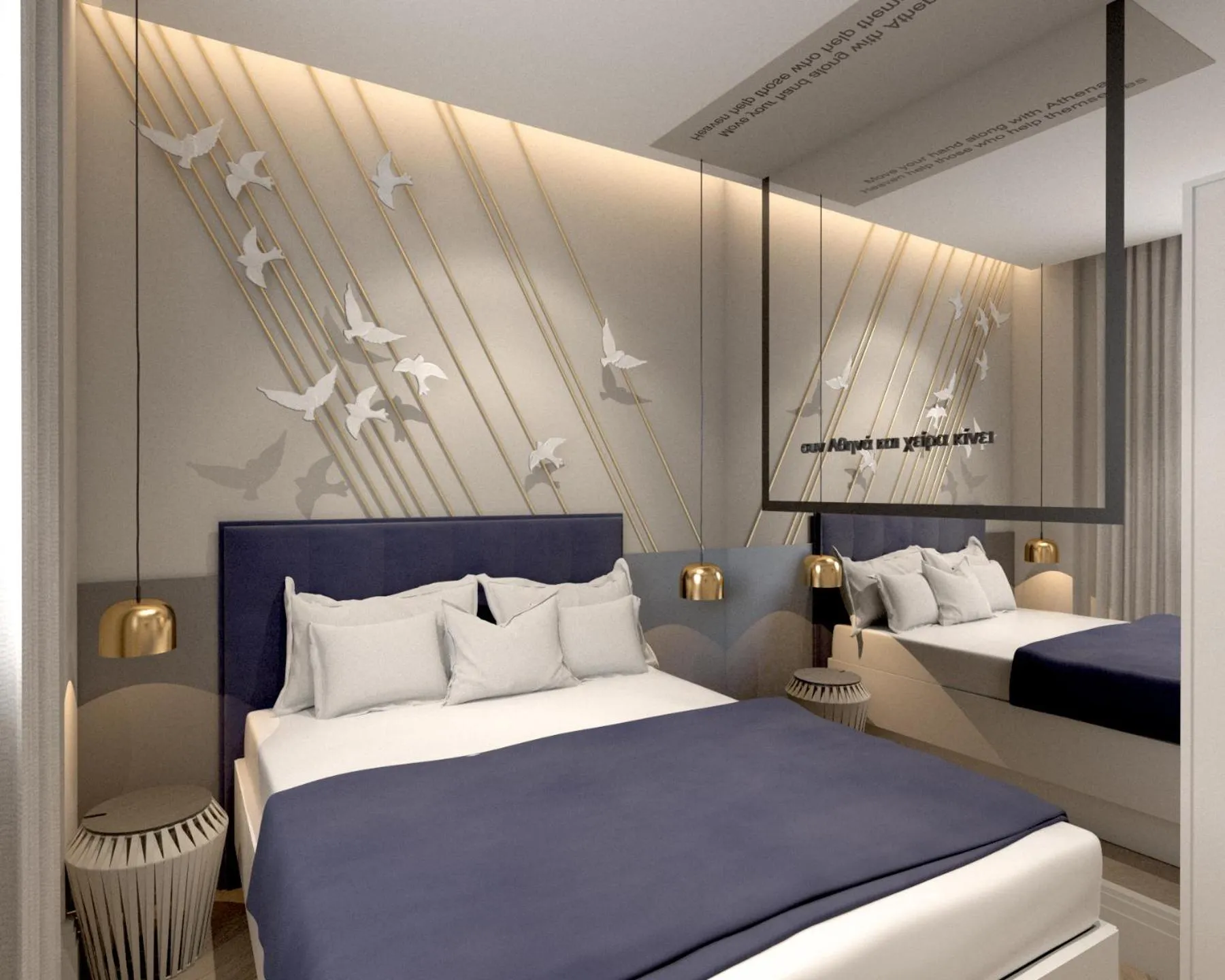 Bedroom, Bed in Great Living Koukaki