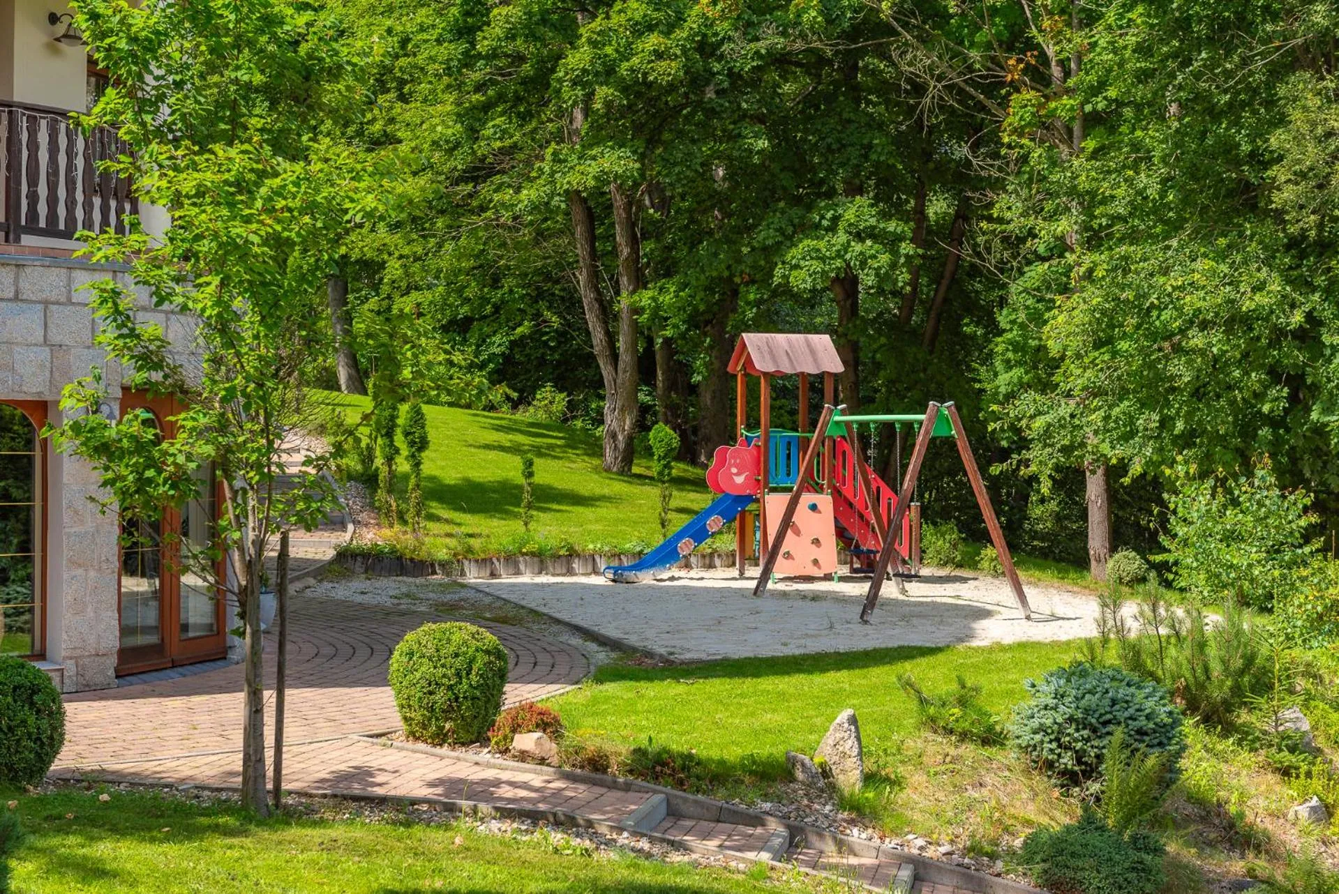 Children play ground in Villa Wernera Hotel & Spa