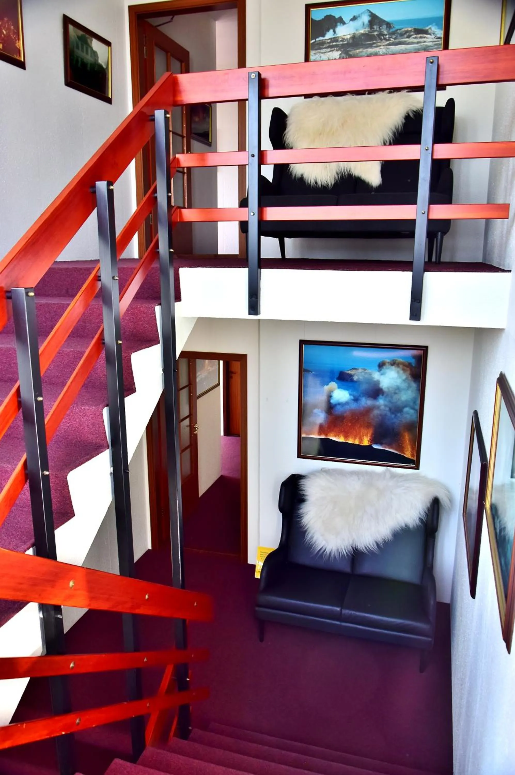 Seating area, Bed in Guesthouse Hamar