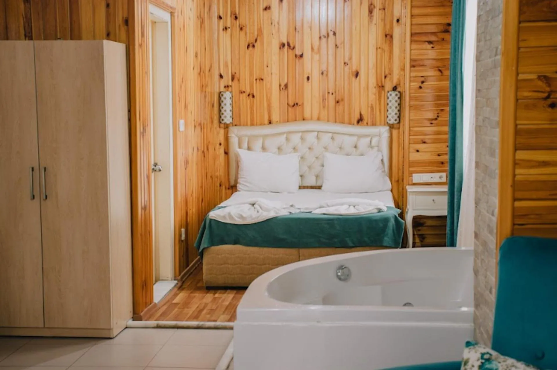 Bed in Ağva Ayışığı Otel