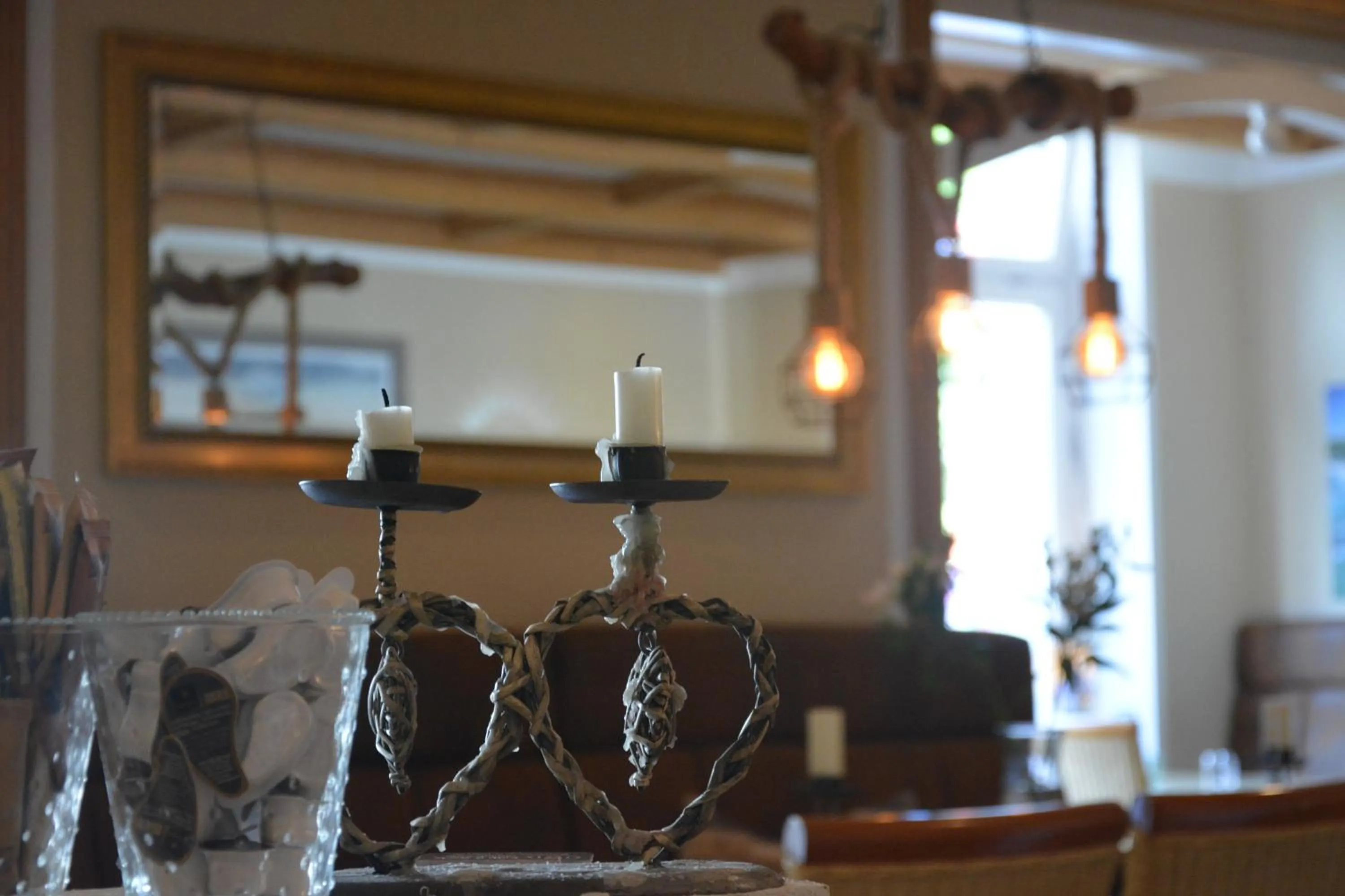 Decorative detail in Hotel Villa Schwanebeck