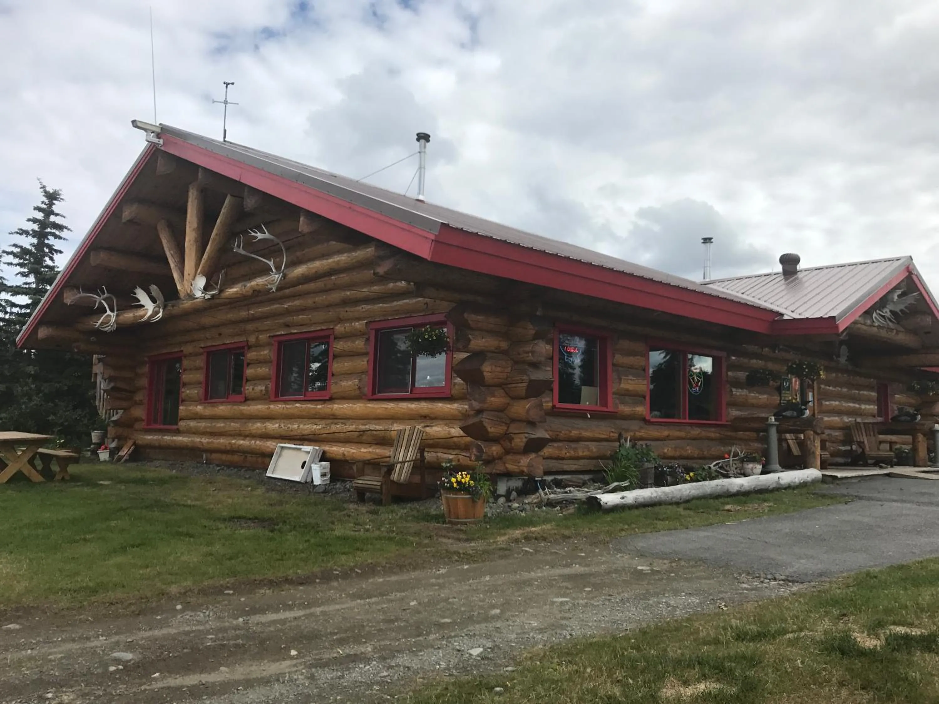 Property building in Lake Louise Lodge, Alaska