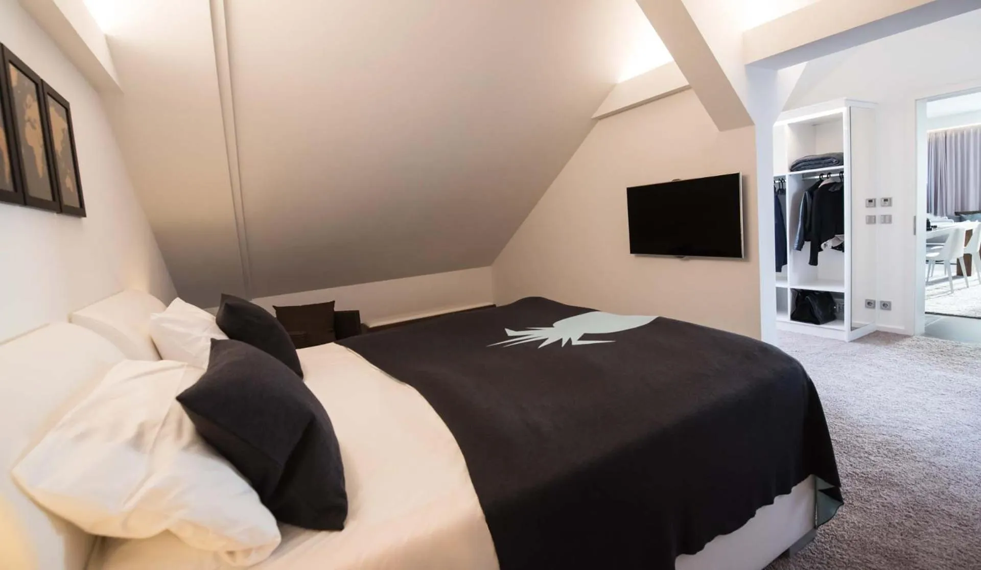 Bedroom, Bed in BoardingHouse Mannheim