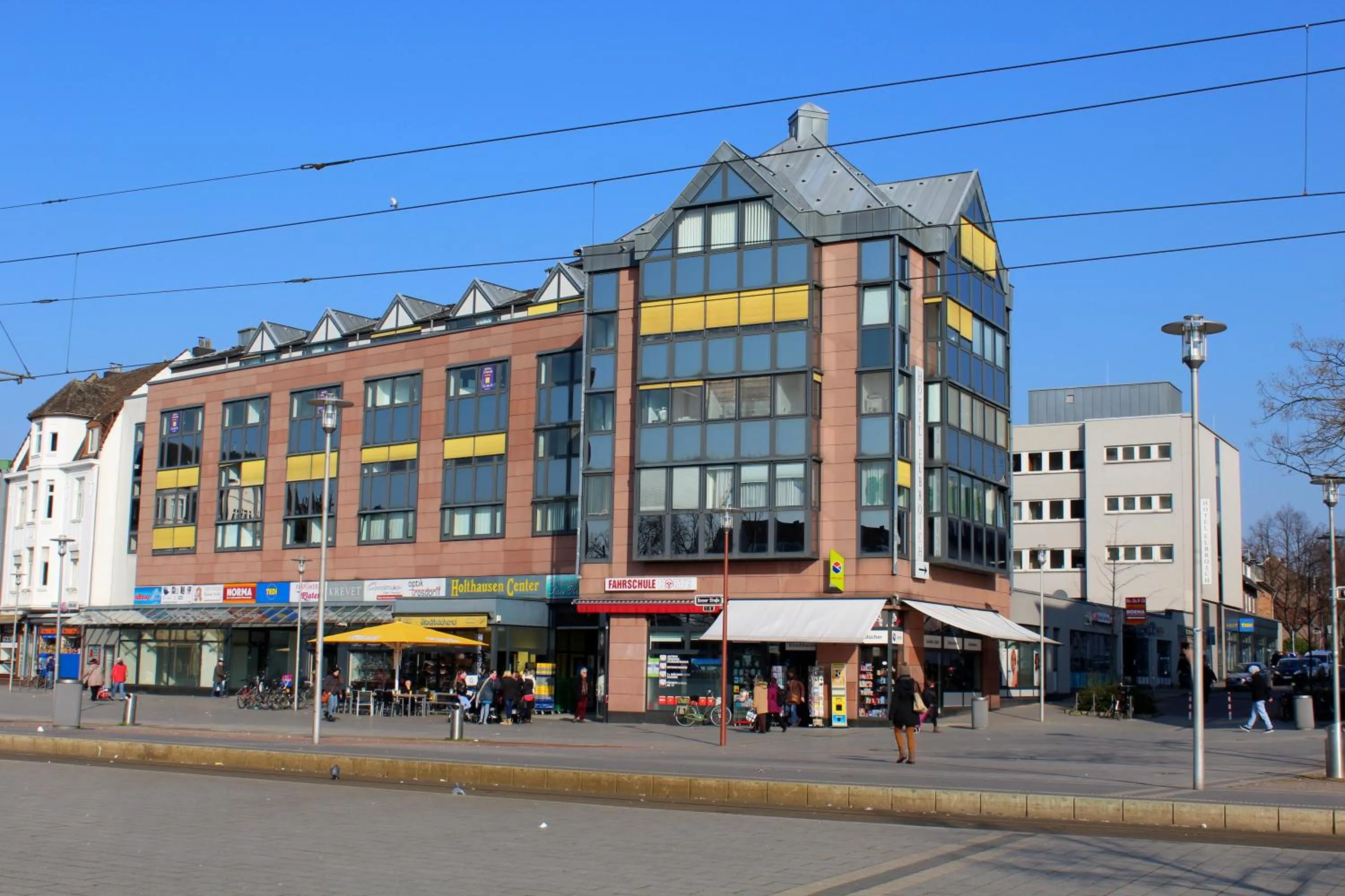 Property building in Elbroich Hotel Düsseldorf