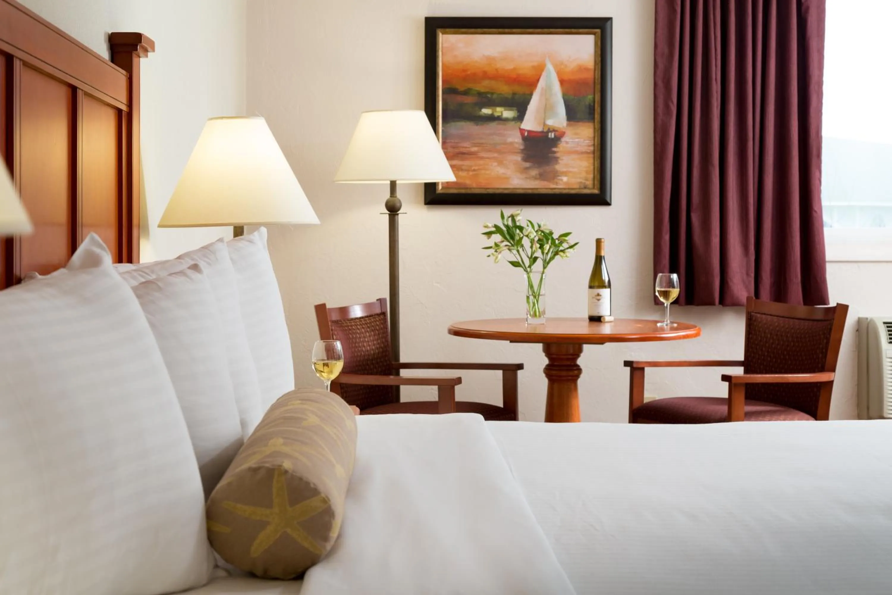 Bed in Bayside Resort Hotel