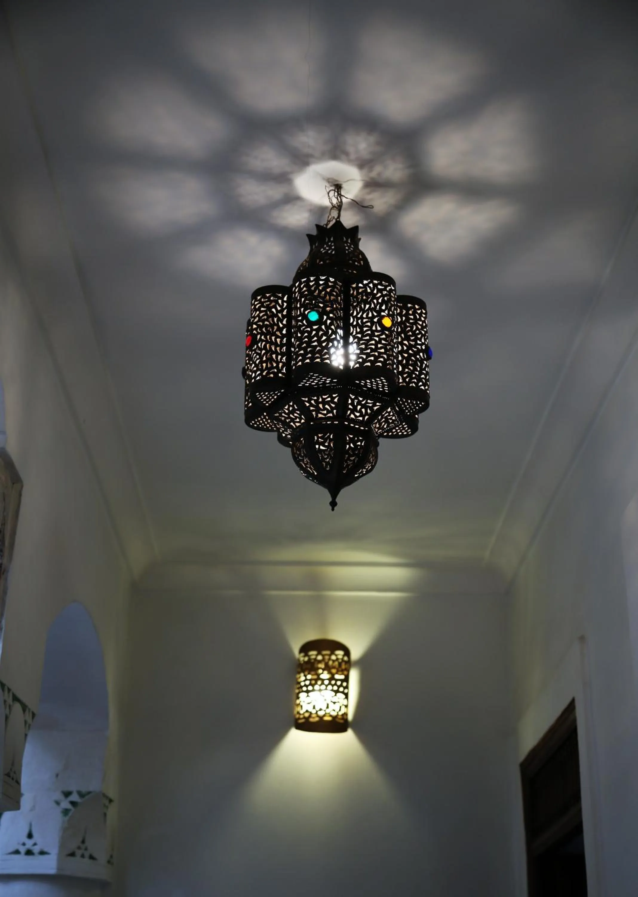 Decorative detail in Riad Villa El Arsa