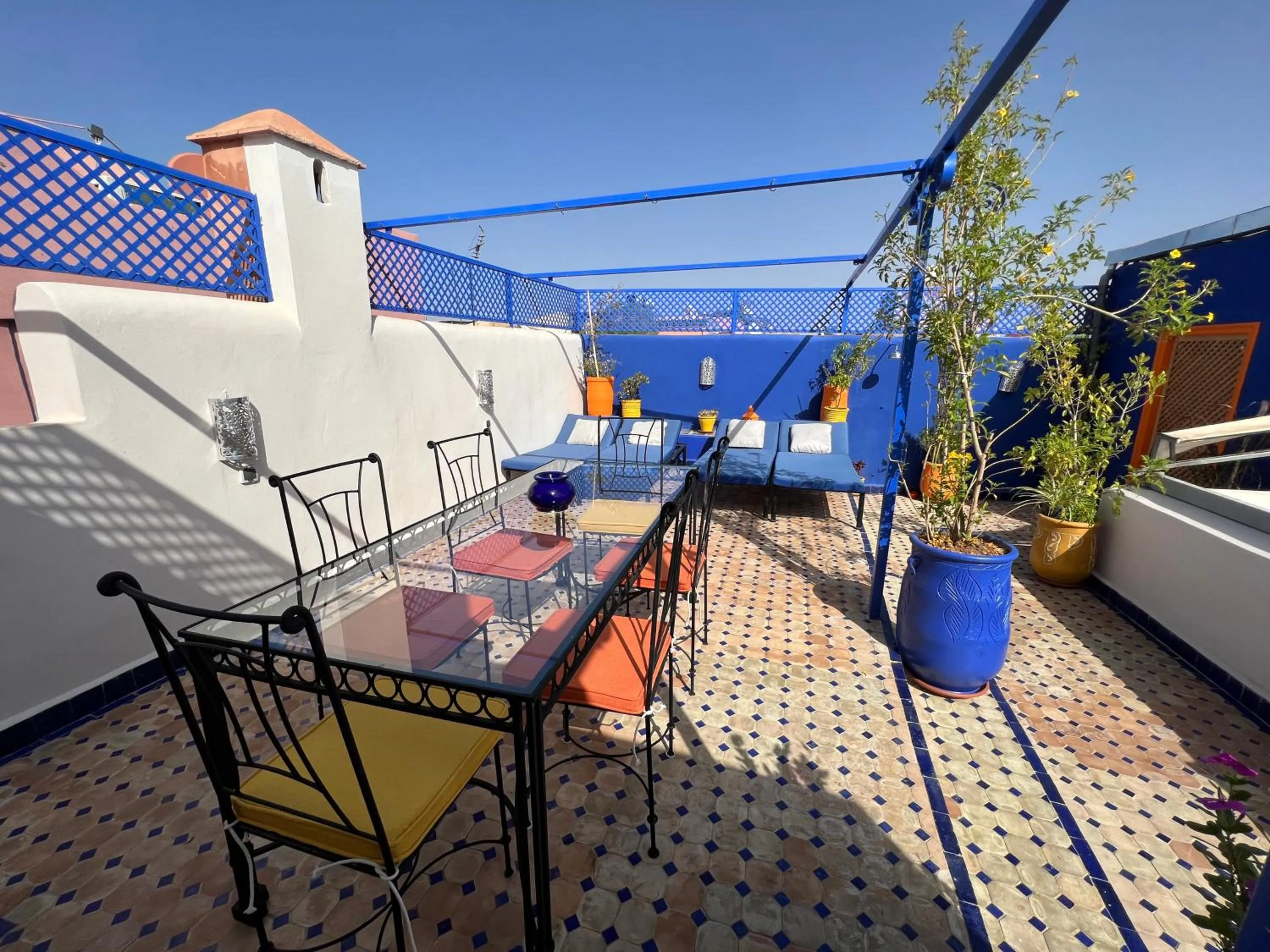 Balcony/Terrace in Riad Villa El Arsa