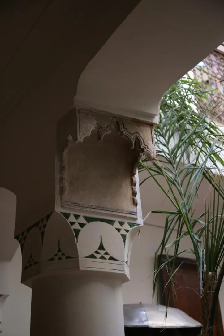 Decorative detail in Riad Villa El Arsa