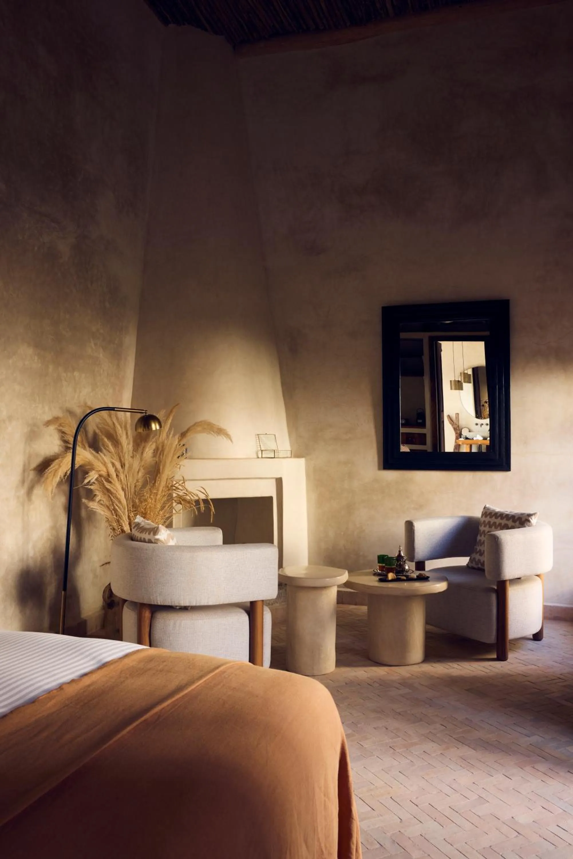 Seating area in Nobu Hotel Marrakech