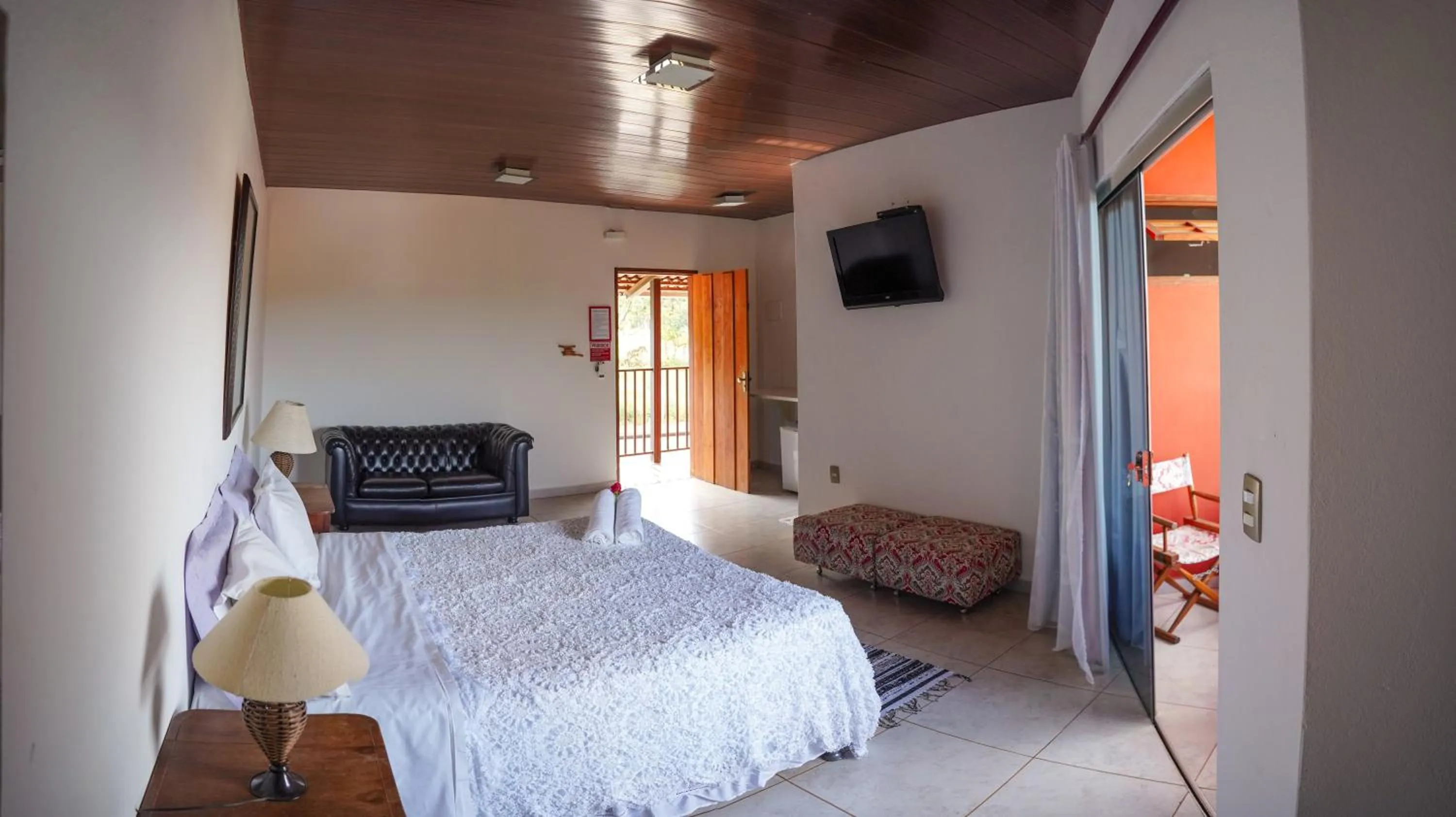 TV and multimedia in Pousada Ikabana