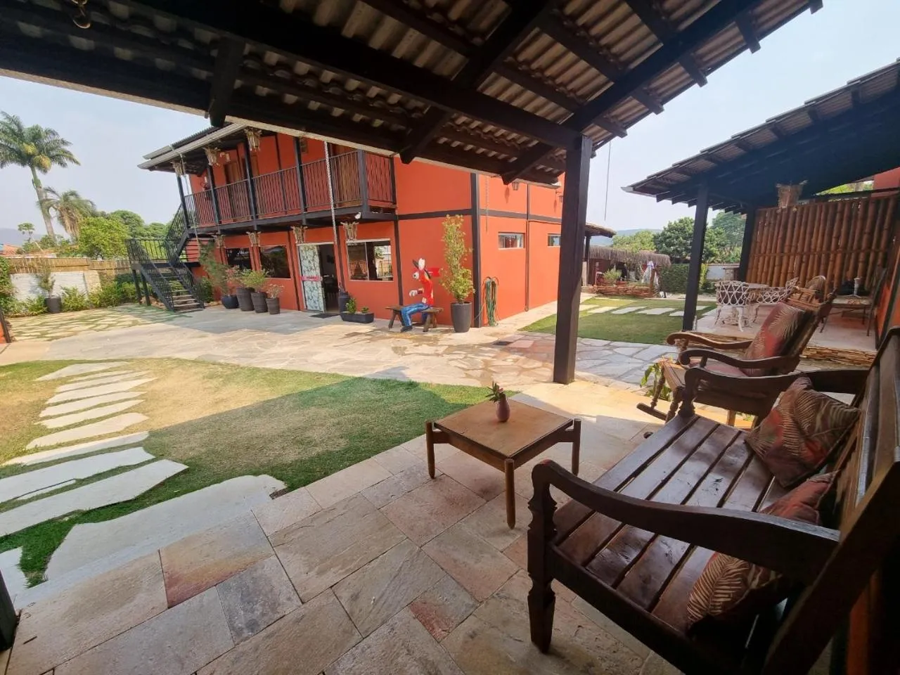 Patio in Pousada Ikabana