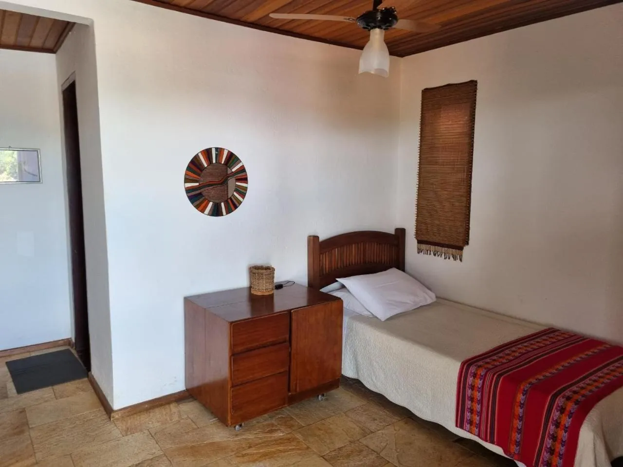 Bed in Pousada Ikabana