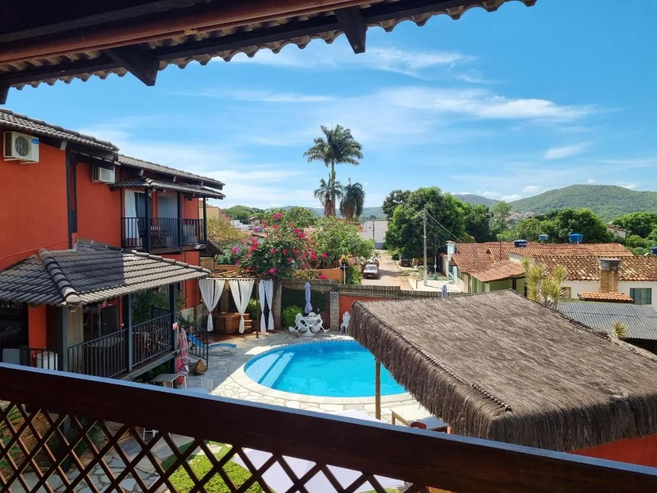 Patio in Pousada Ikabana