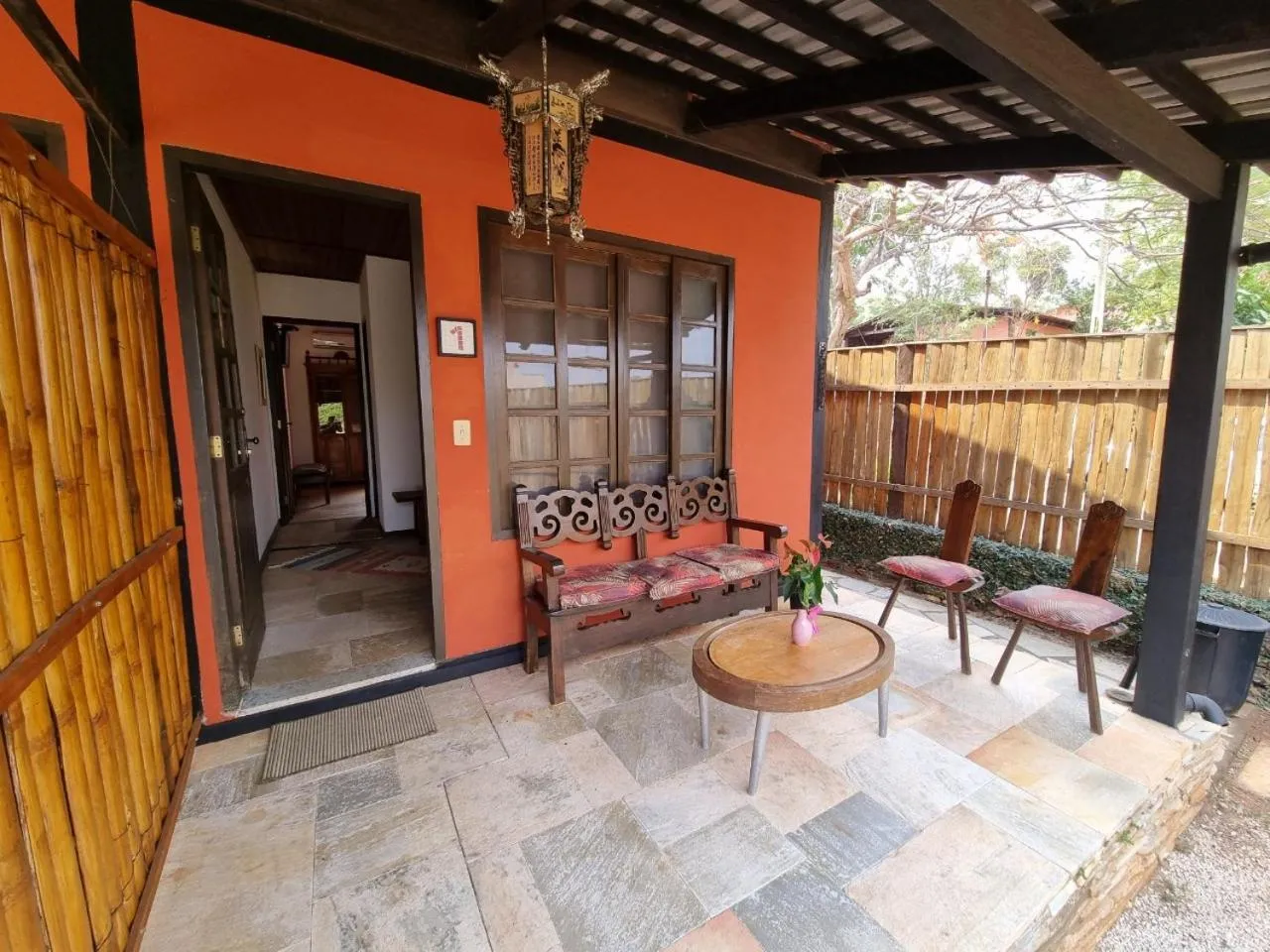 Patio in Pousada Ikabana