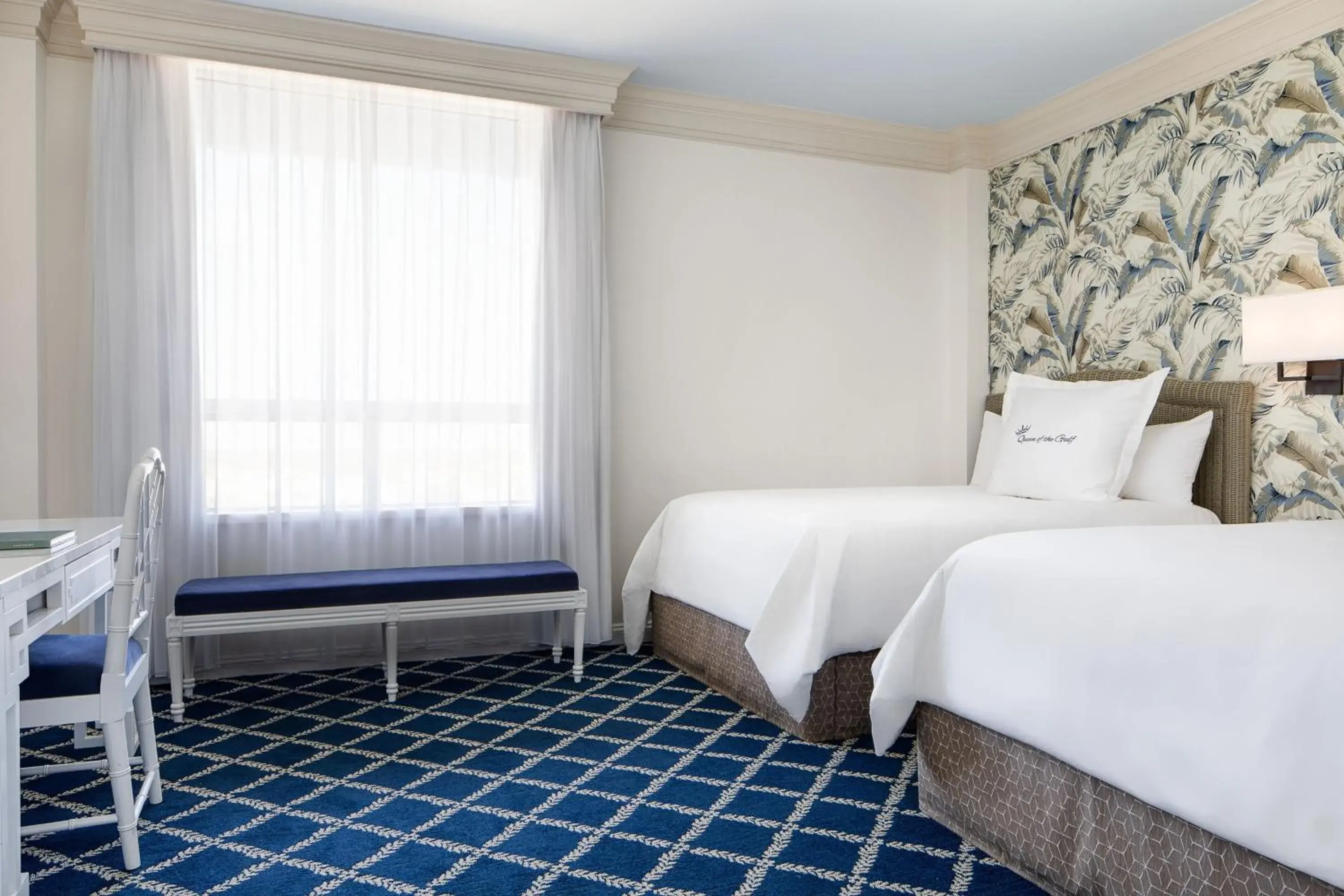 Deluxe Double Room with Two Double Beds and Ocean View - Beachfront in Grand Galvez Resort, Autograph Collection Deluxe Double Room with Two Double Beds and Ocean View - Beachfront in Grand Galvez Resort, Autograph Collection