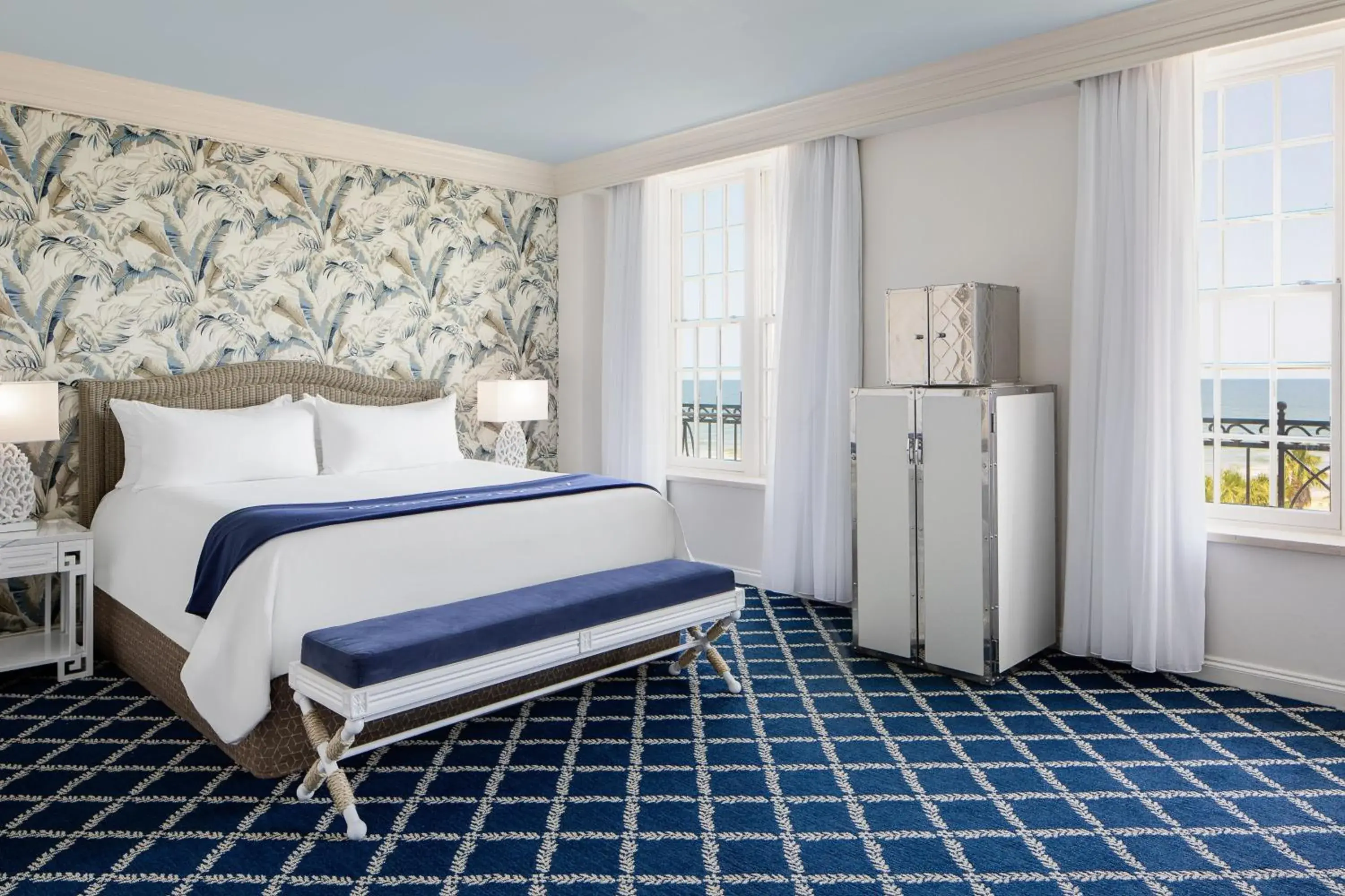 Deluxe King Room with Ocean View - Beachfront in Grand Galvez Resort, Autograph Collection Deluxe King Room with Ocean View - Beachfront in Grand Galvez Resort, Autograph Collection