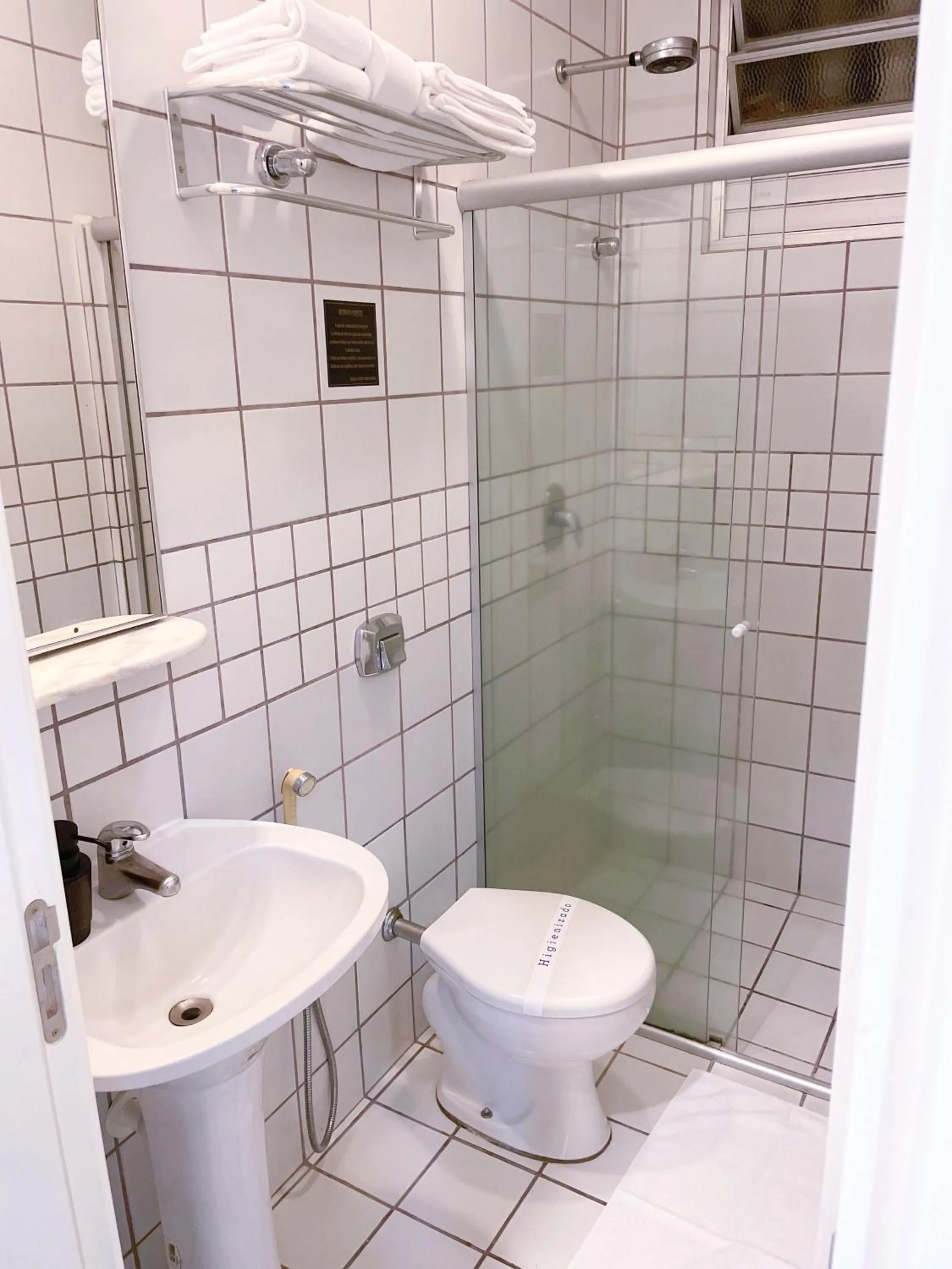 Shower in Hotel Himmelblau