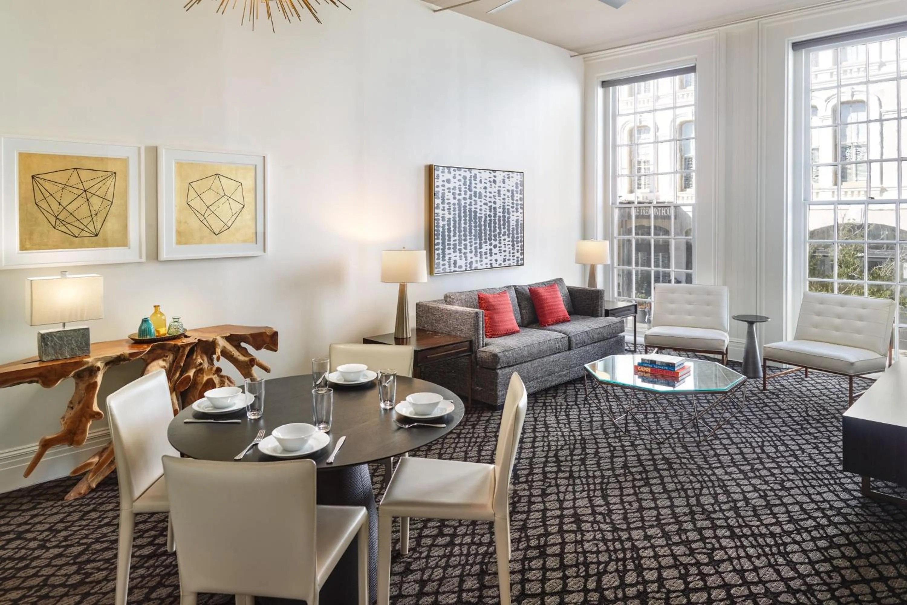 Living room in The Tremont House, Galveston, a Tribute Portfolio Hotel