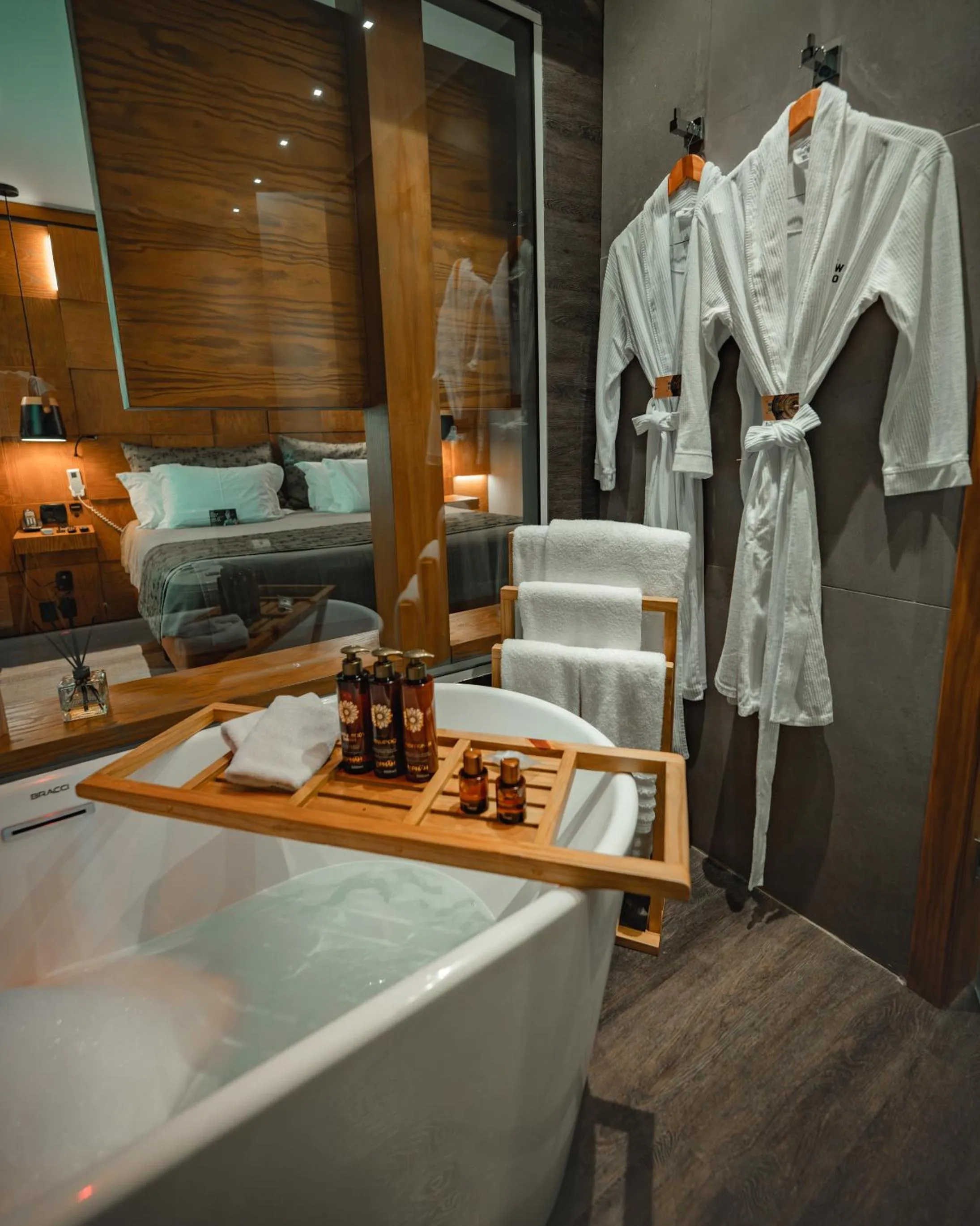 Bathroom in Wood Hotel