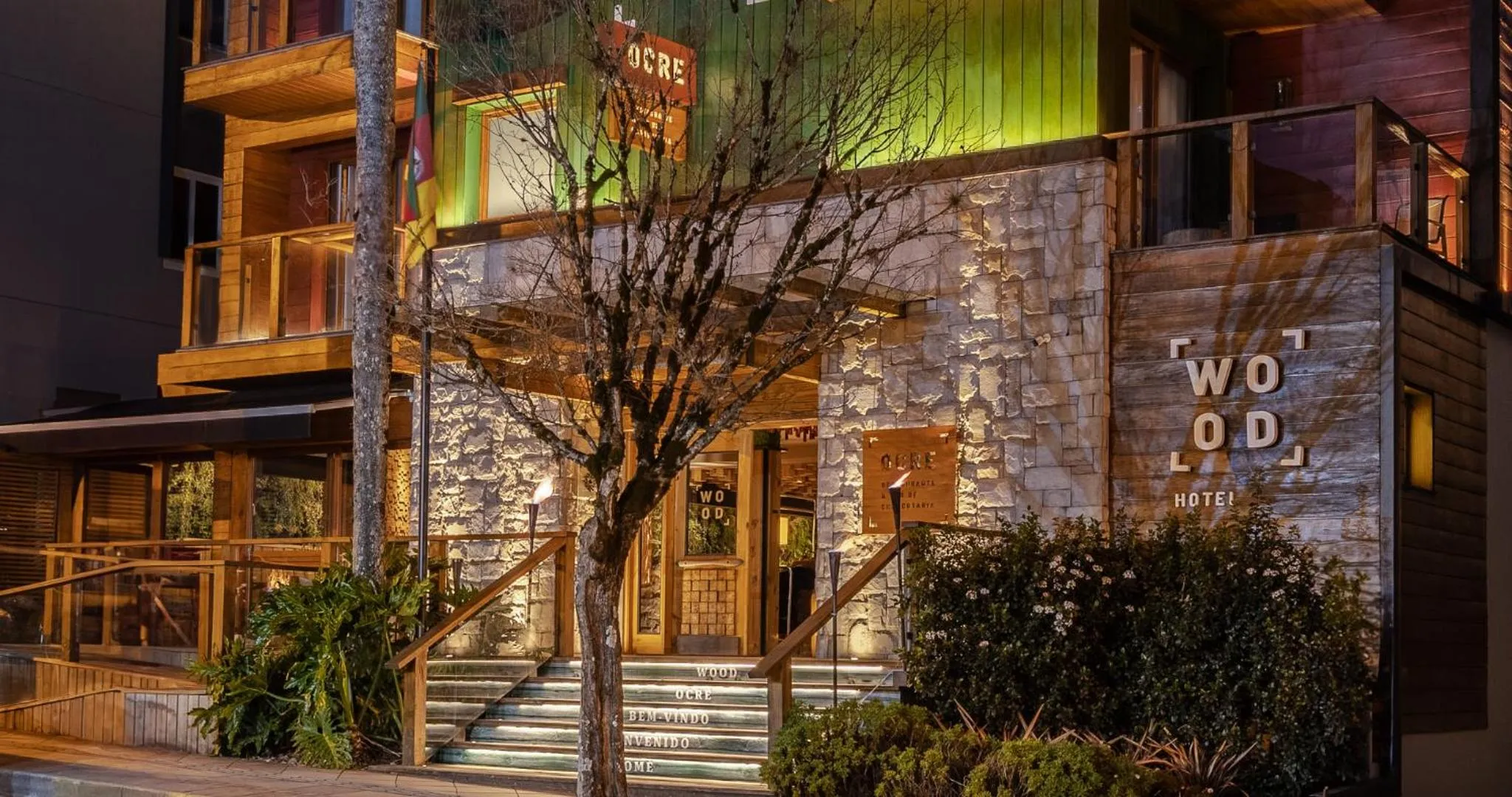 Property building in Wood Hotel Gramado