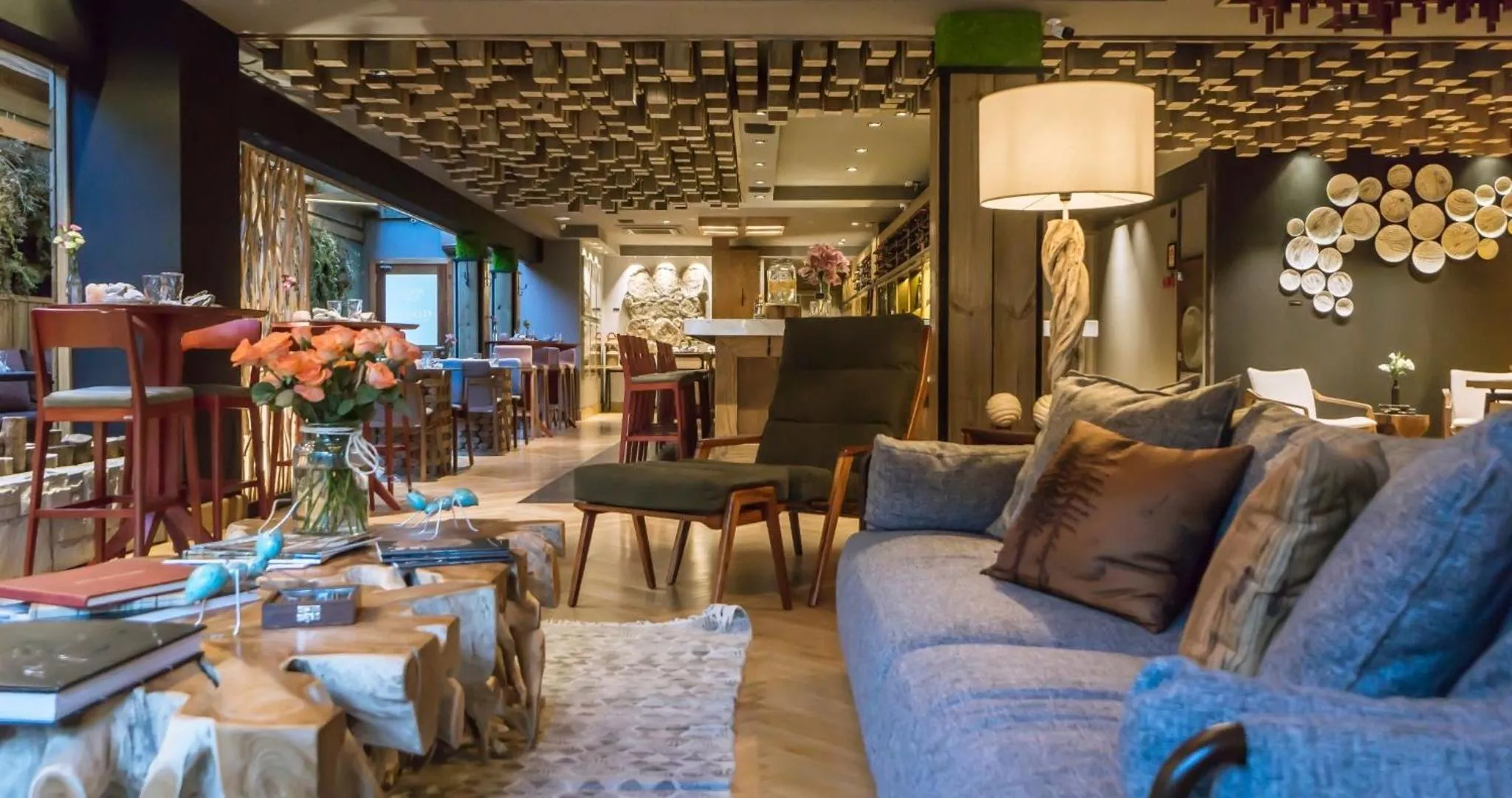 Living room in Wood Hotel Gramado