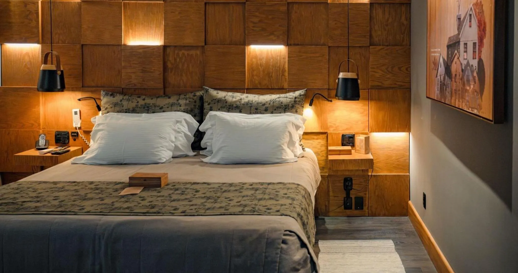 Bedroom, Bed in Wood Hotel Gramado