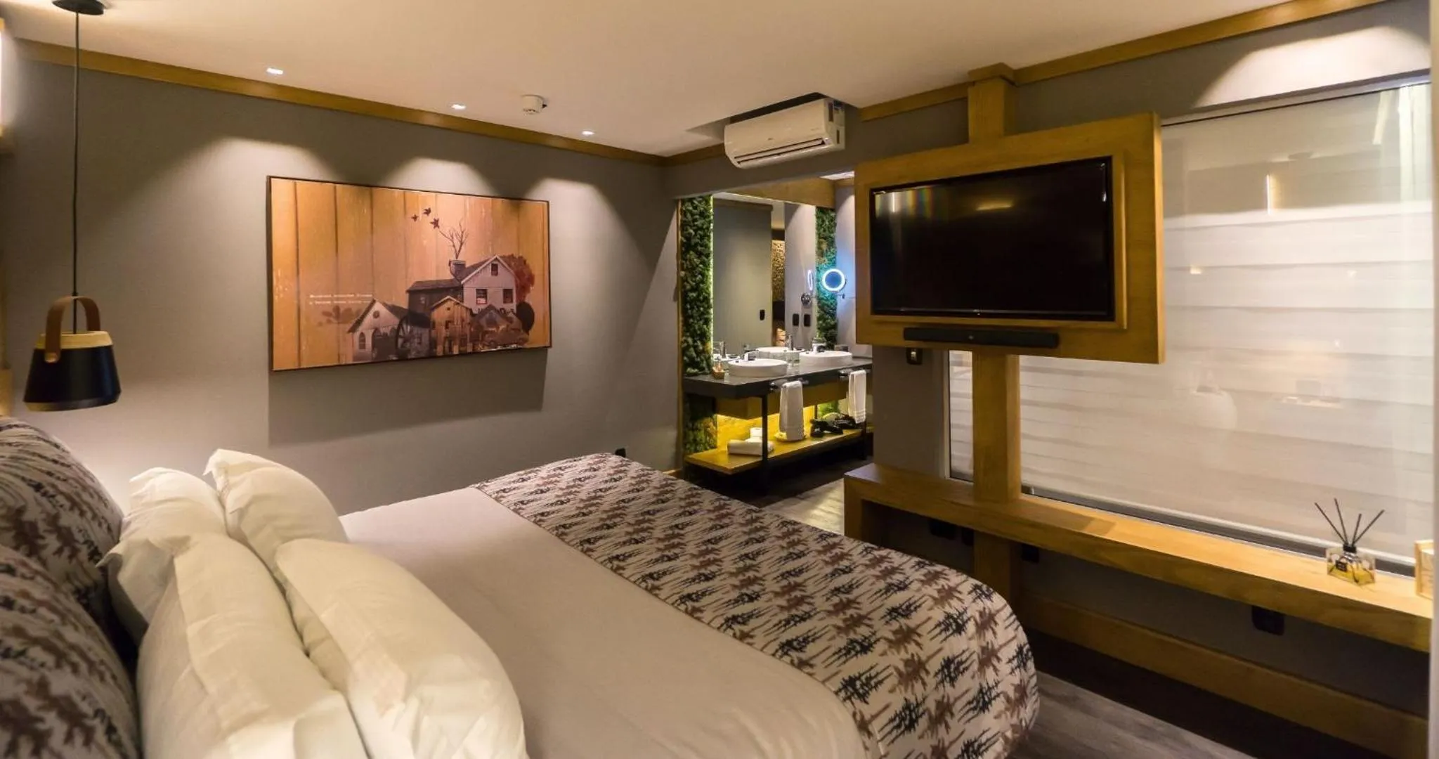 Bedroom in Wood Hotel Gramado