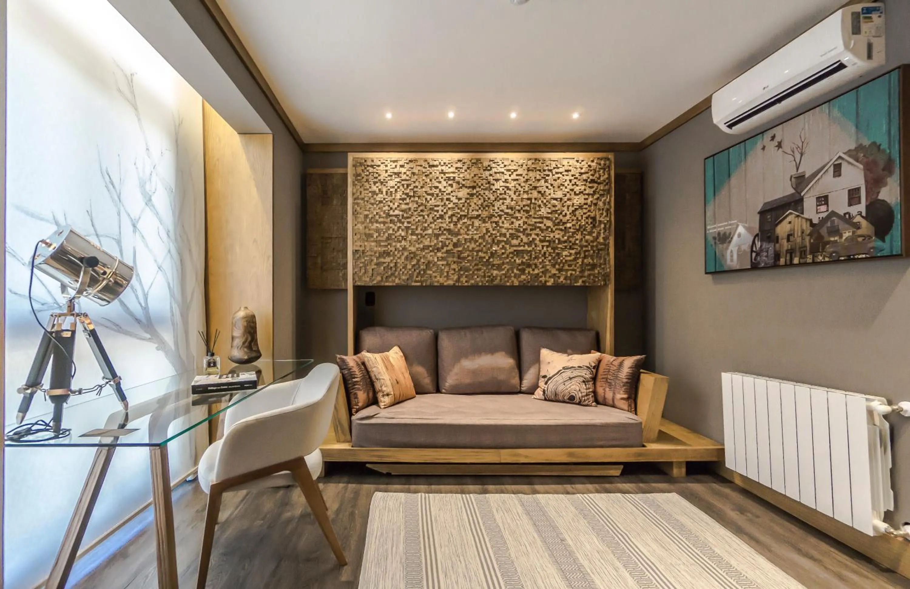 Bedroom in Wood Hotel