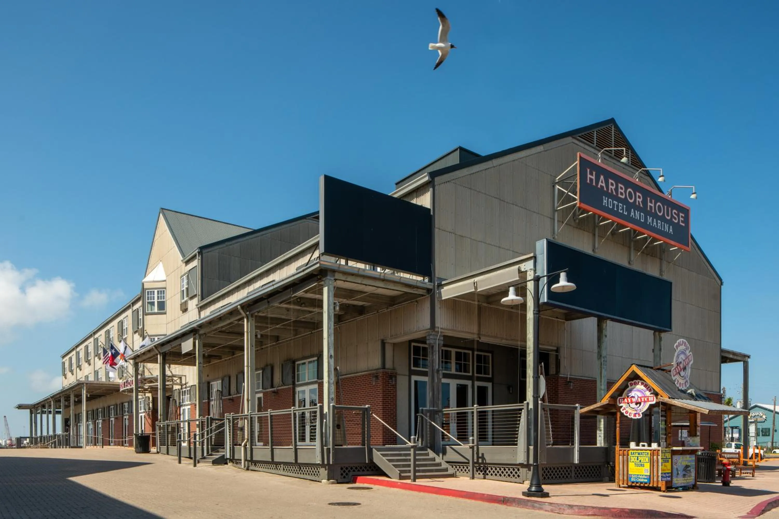 Property building in Harbor House Hotel and Marina at Pier 21