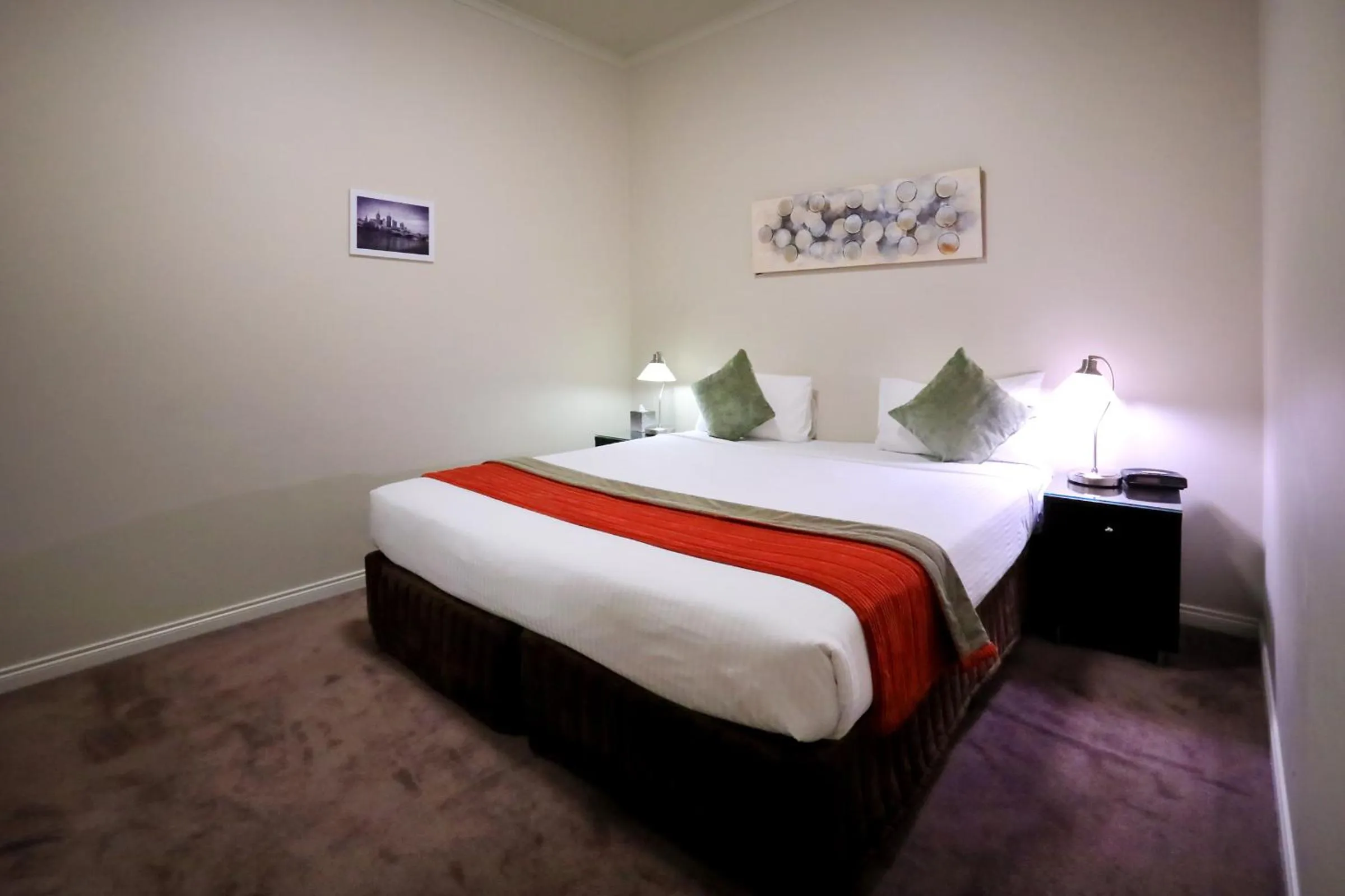 Bed in Flinders Landing Apartments