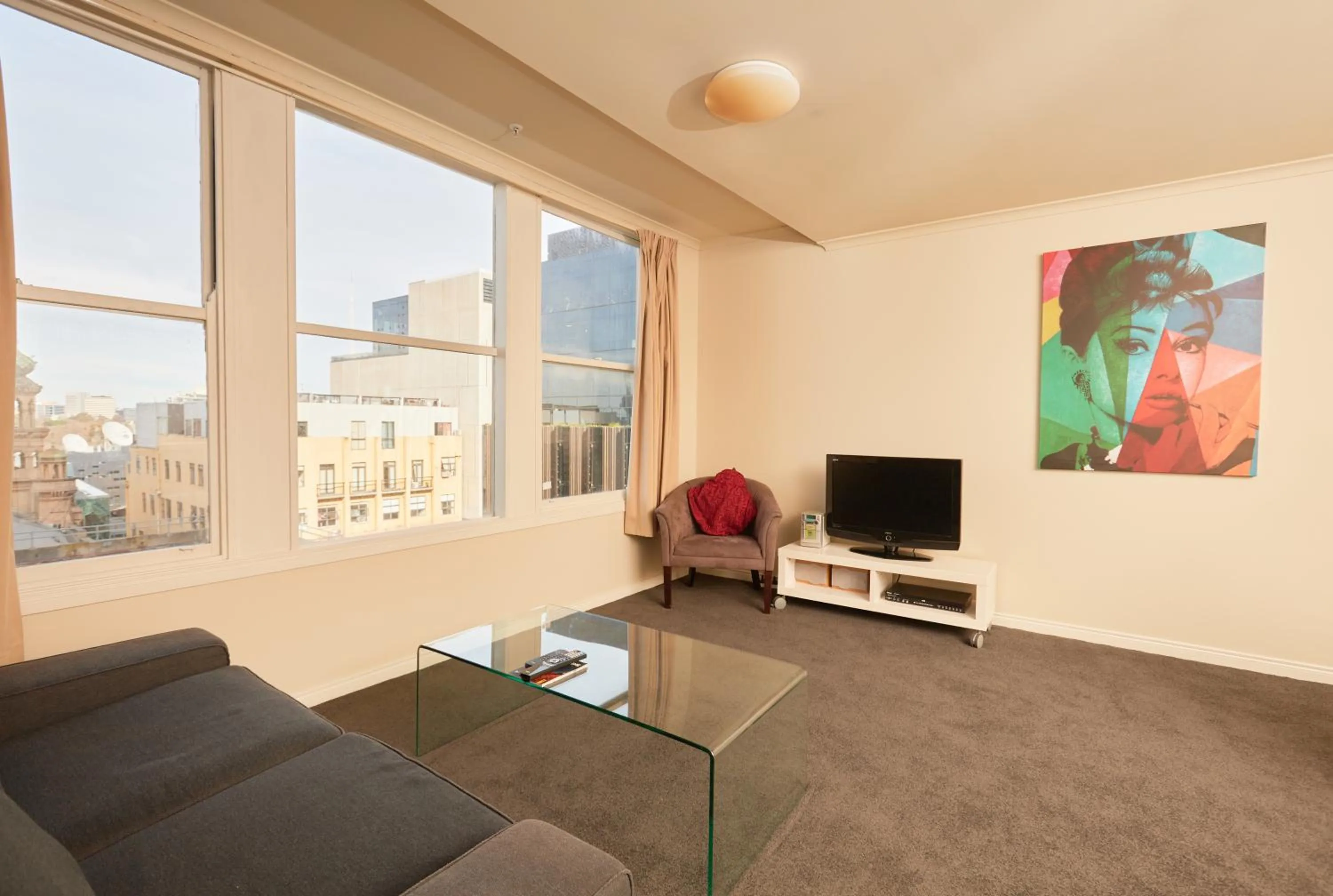Living room in Flinders Landing Apartments