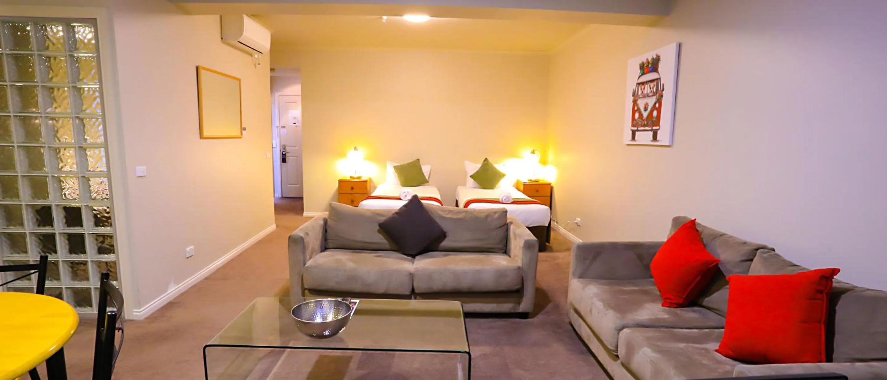 Living room in Flinders Landing Apartments