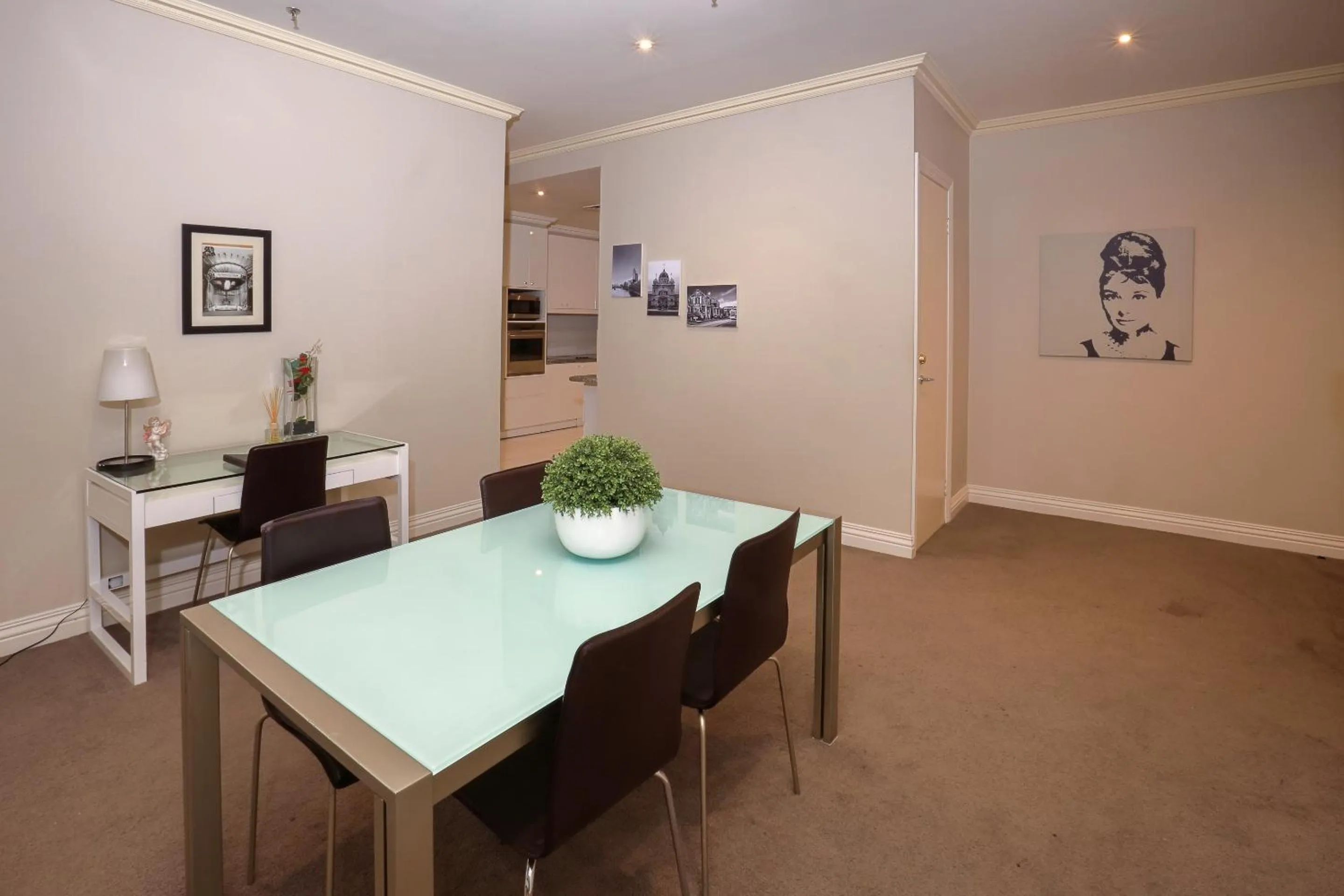 Dining area in Flinders Landing Apartments