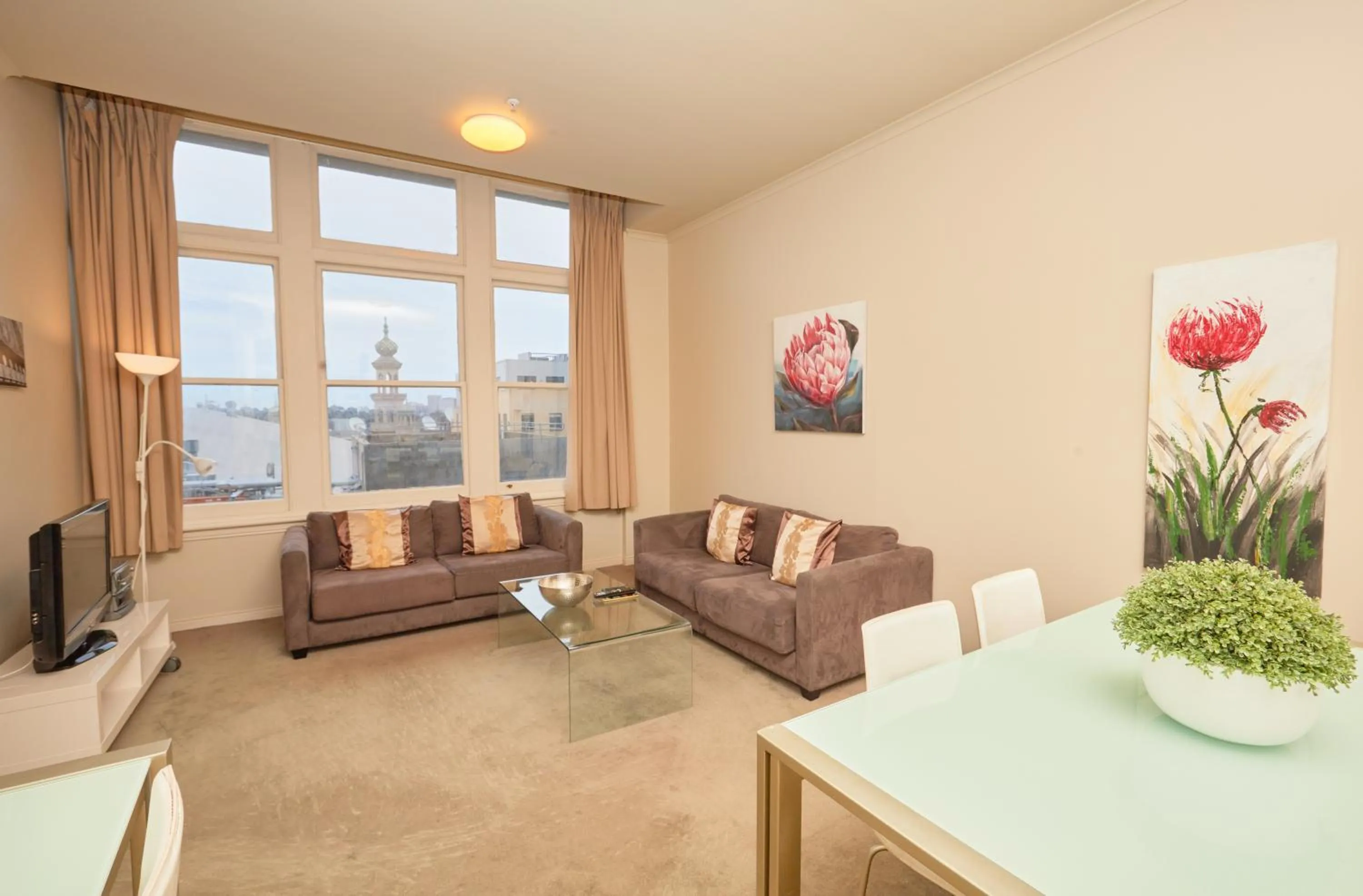 Living room in Flinders Landing Apartments