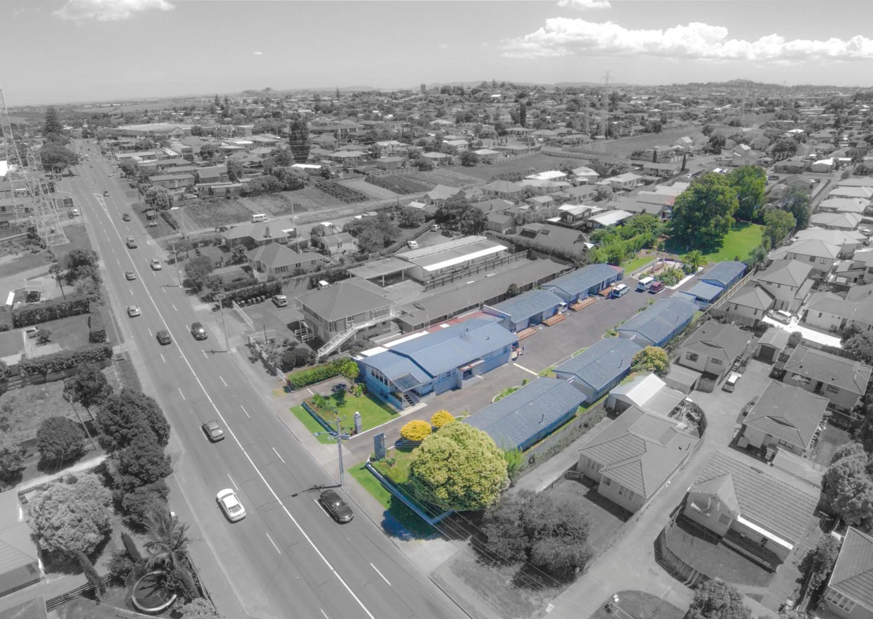 Bird's eye view in Sylvia Park Motel