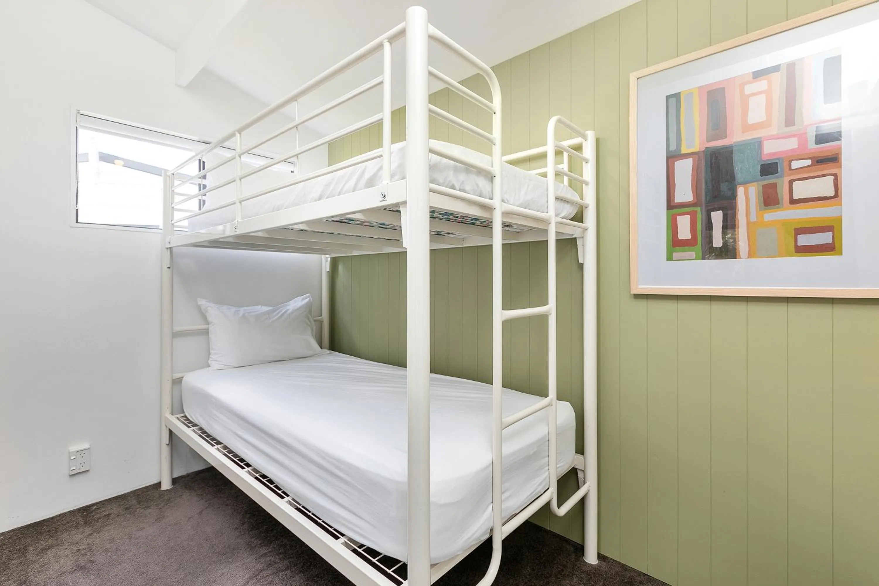 Bed in Bowentown Beach Holiday Park