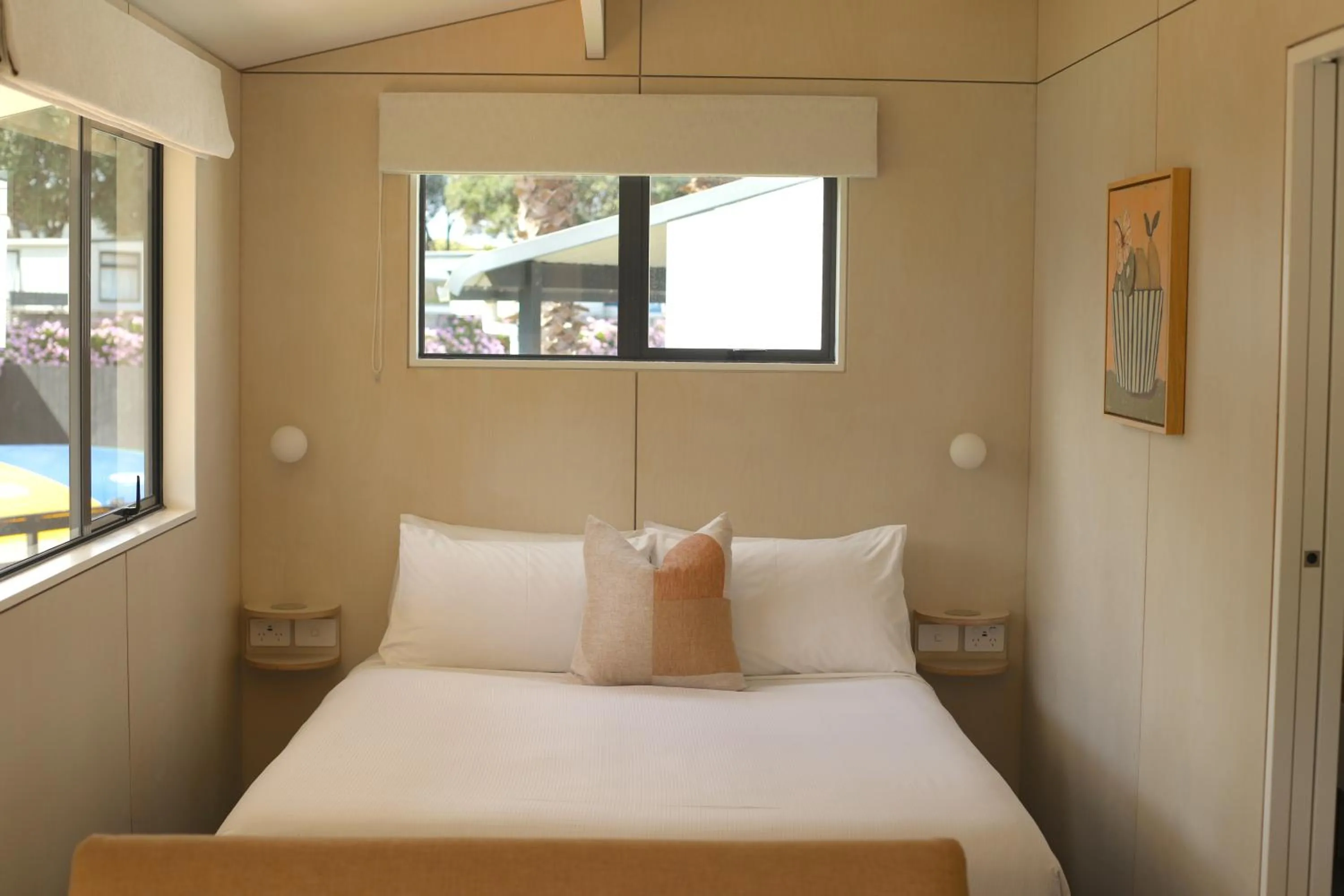 Bed in Bowentown Beach Holiday Park