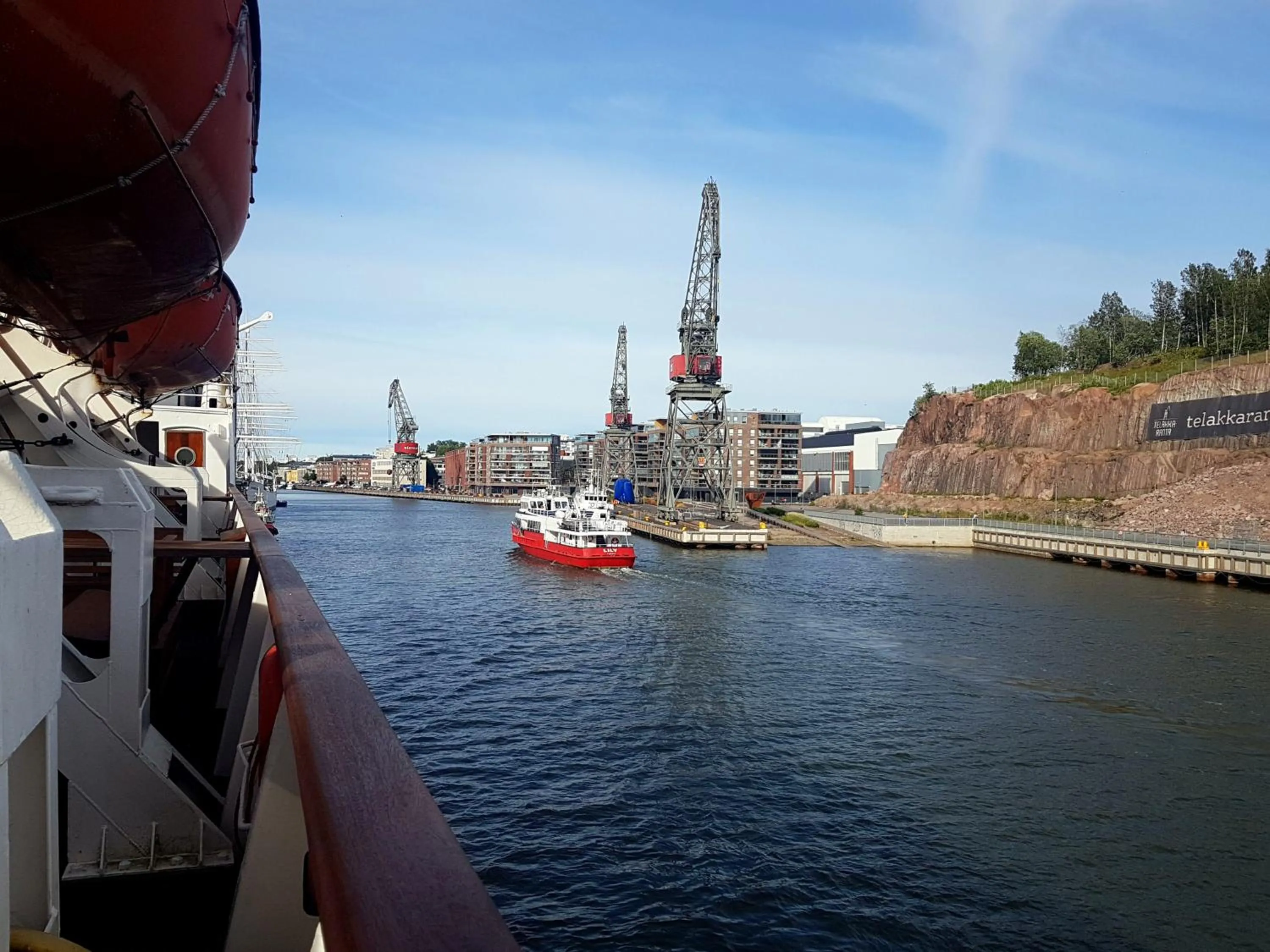 Patio in Laivahostel S/S Bore