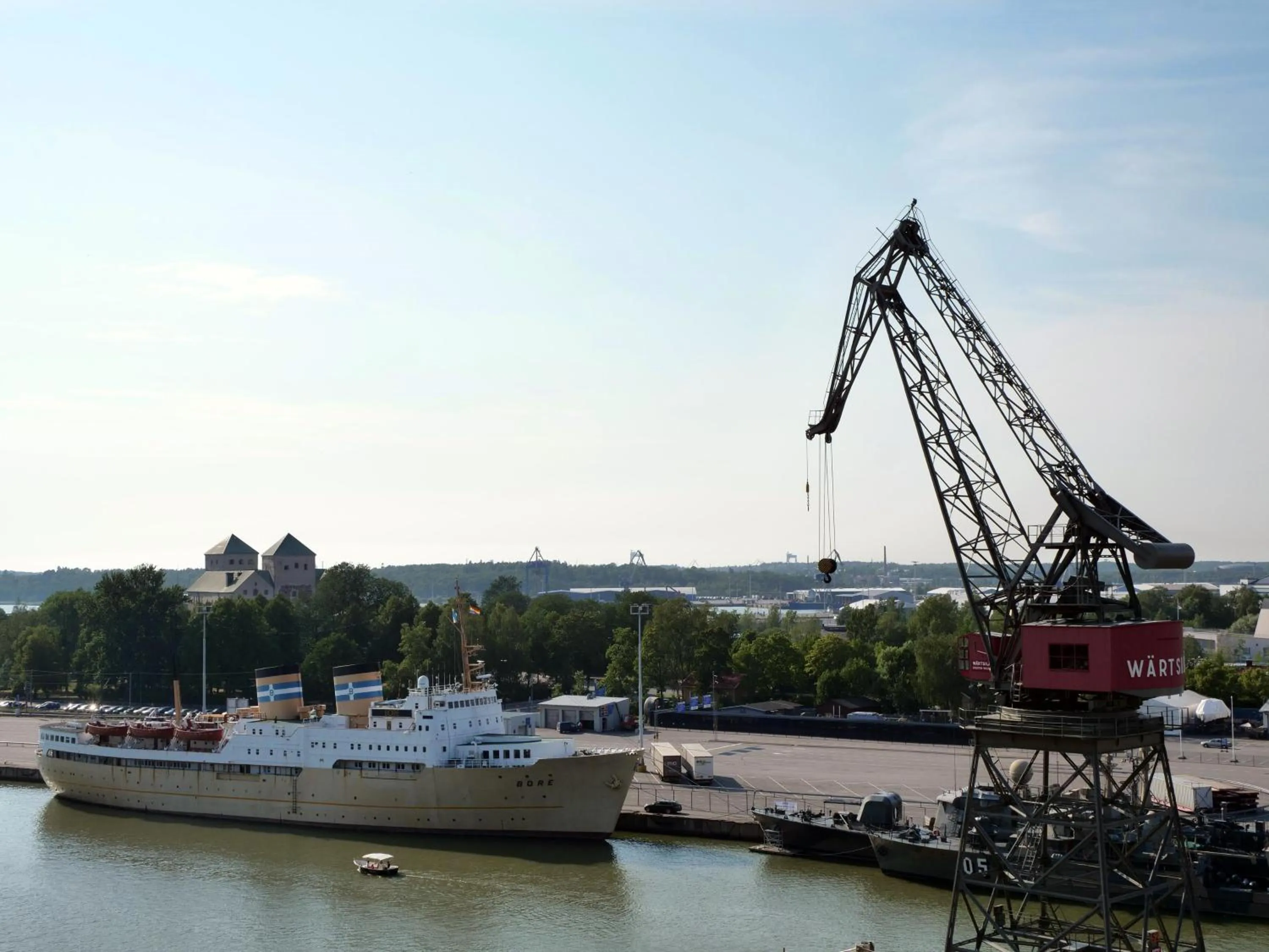 Bird's eye view in Laivahostel S/S Bore