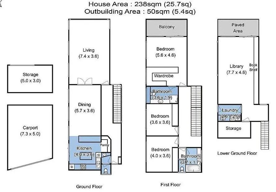 Floor plan in Sullivans Cove Apartments
