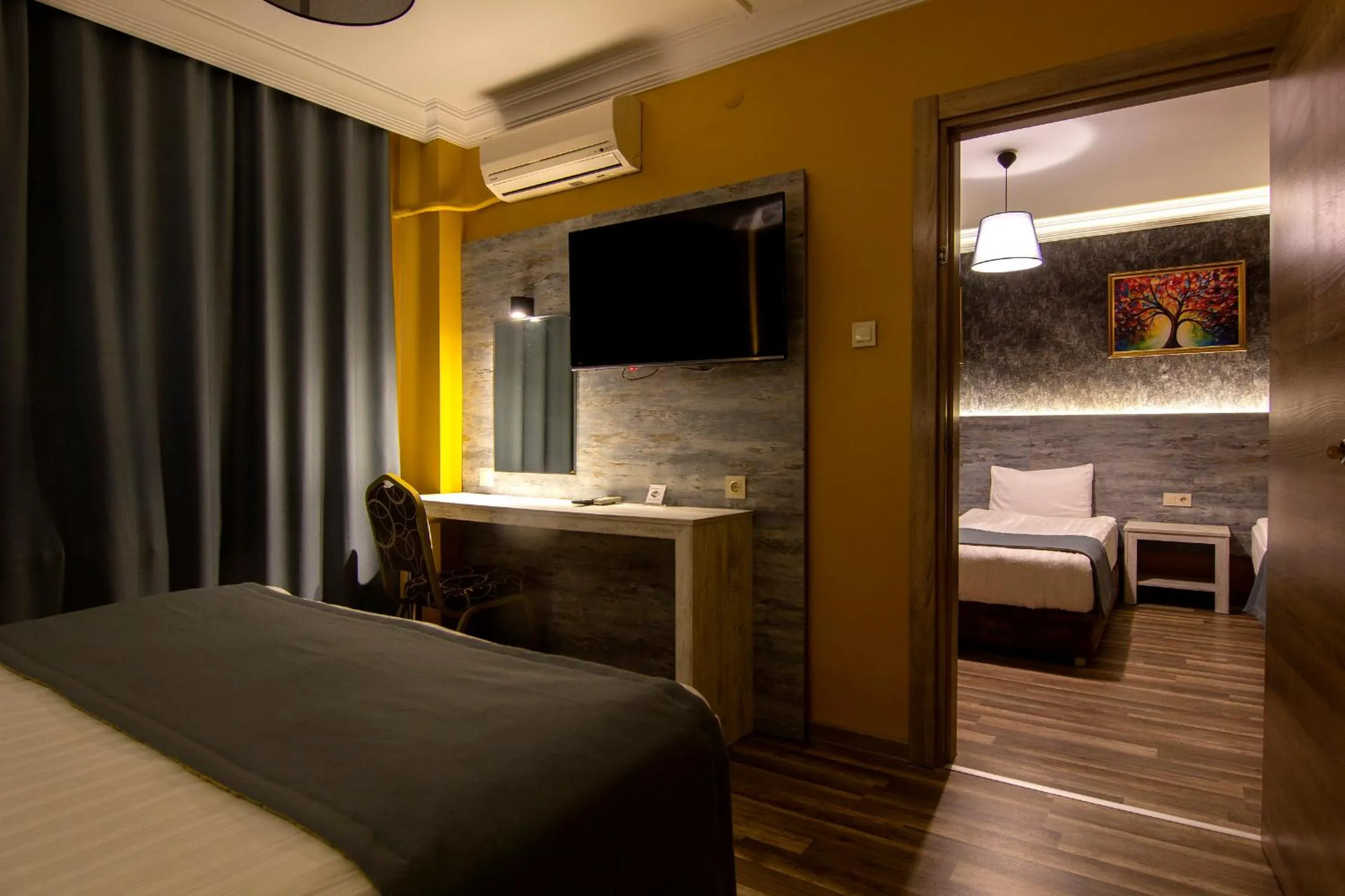 Bedroom, Bed in Baykara Hotel