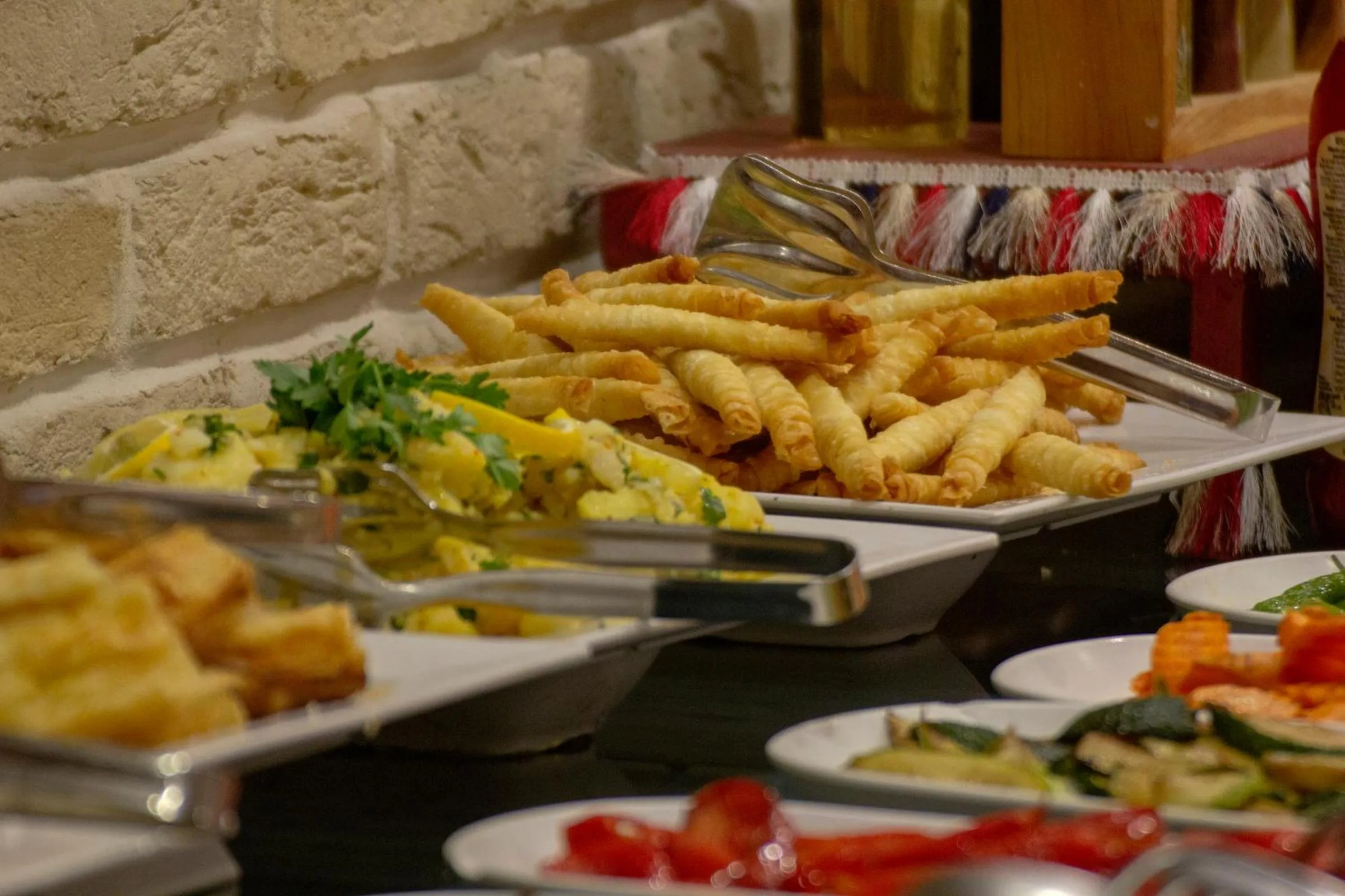 Buffet breakfast in Baykara Hotel