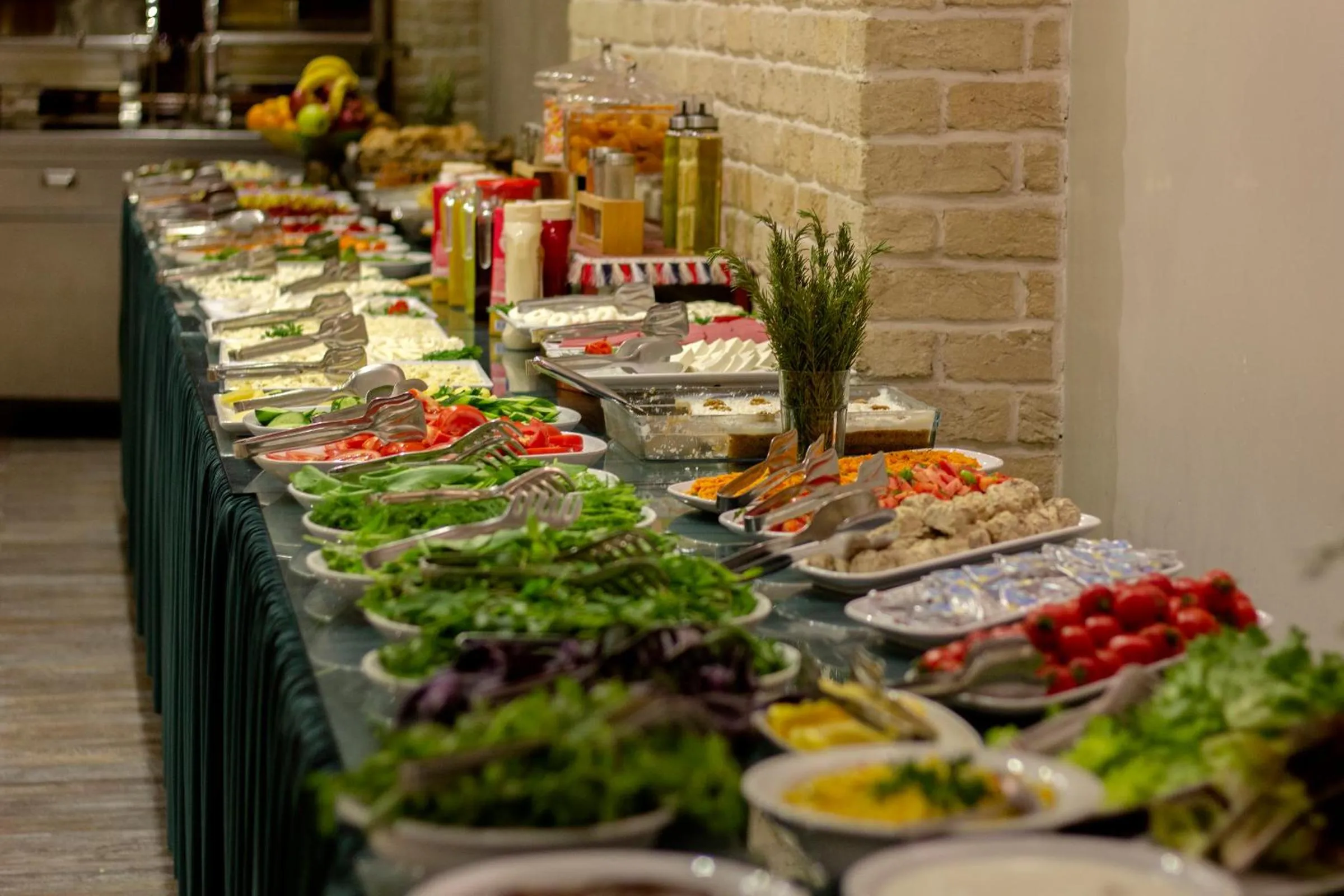 Buffet breakfast in Baykara Hotel