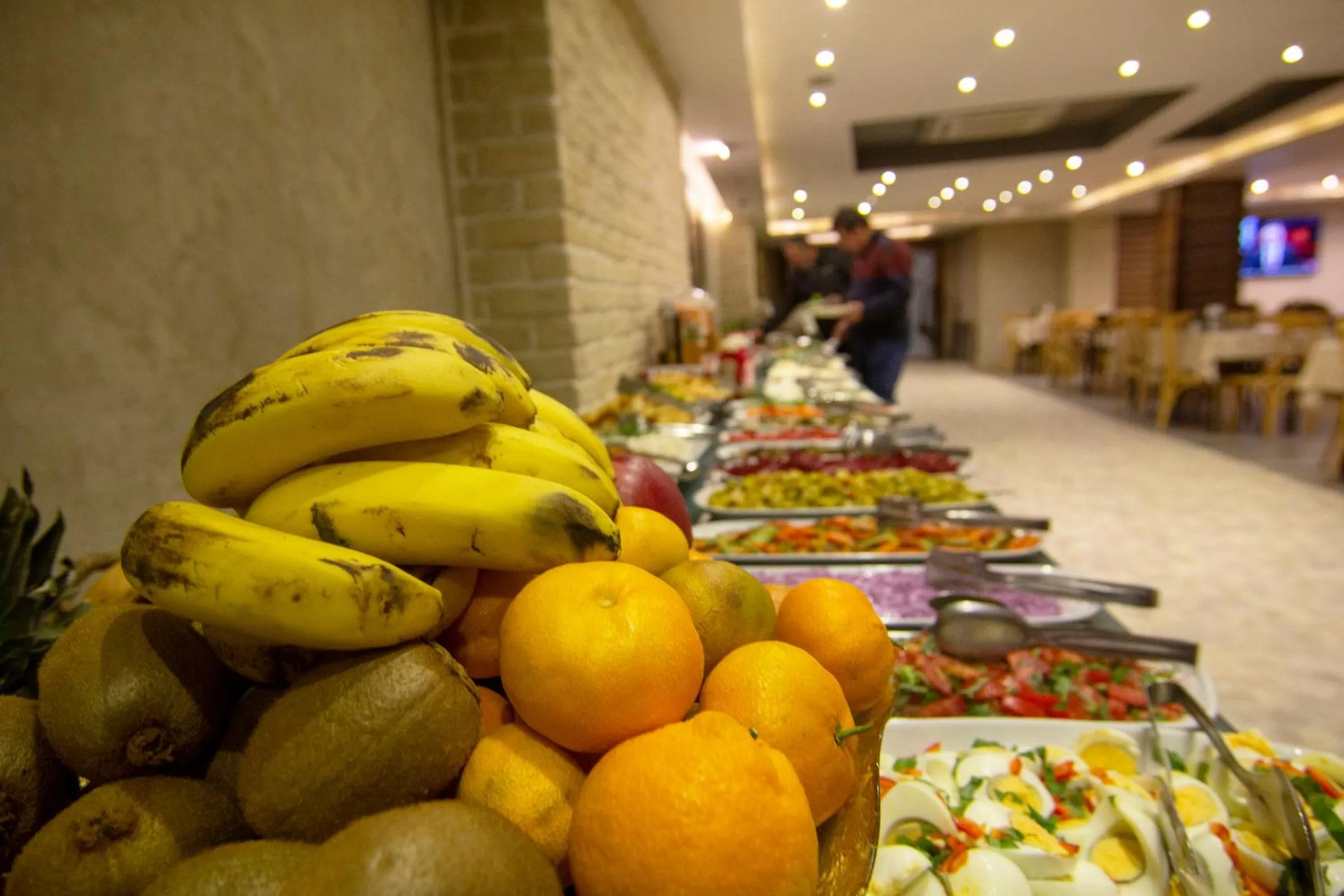 Buffet breakfast in Baykara Hotel